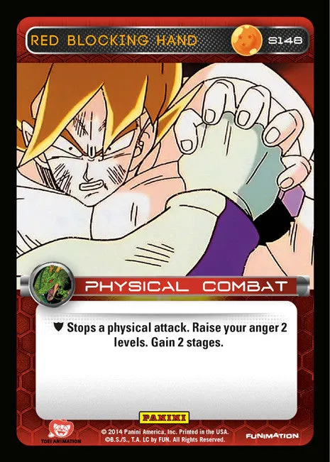 S148 Red Blocking Hand