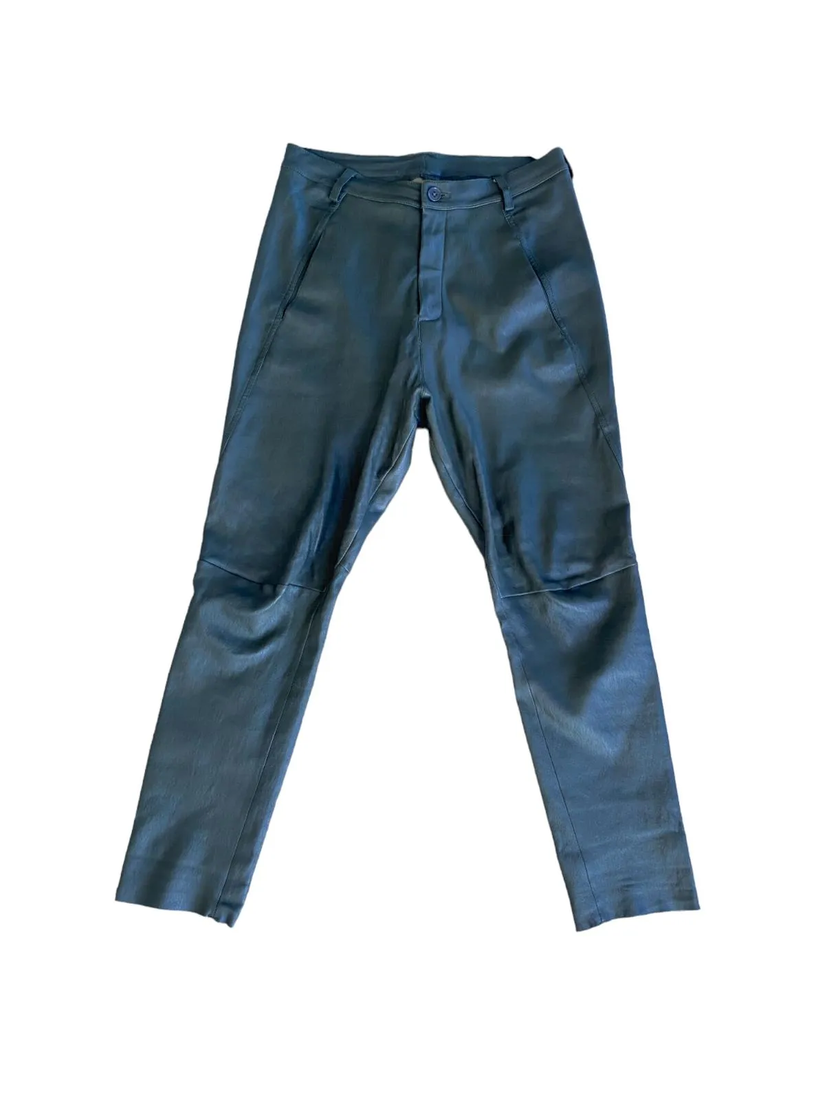 Scanlan Theodore Stretch Leather Pants | Skinny leg, Mid Rise, Khaki, Size 10
