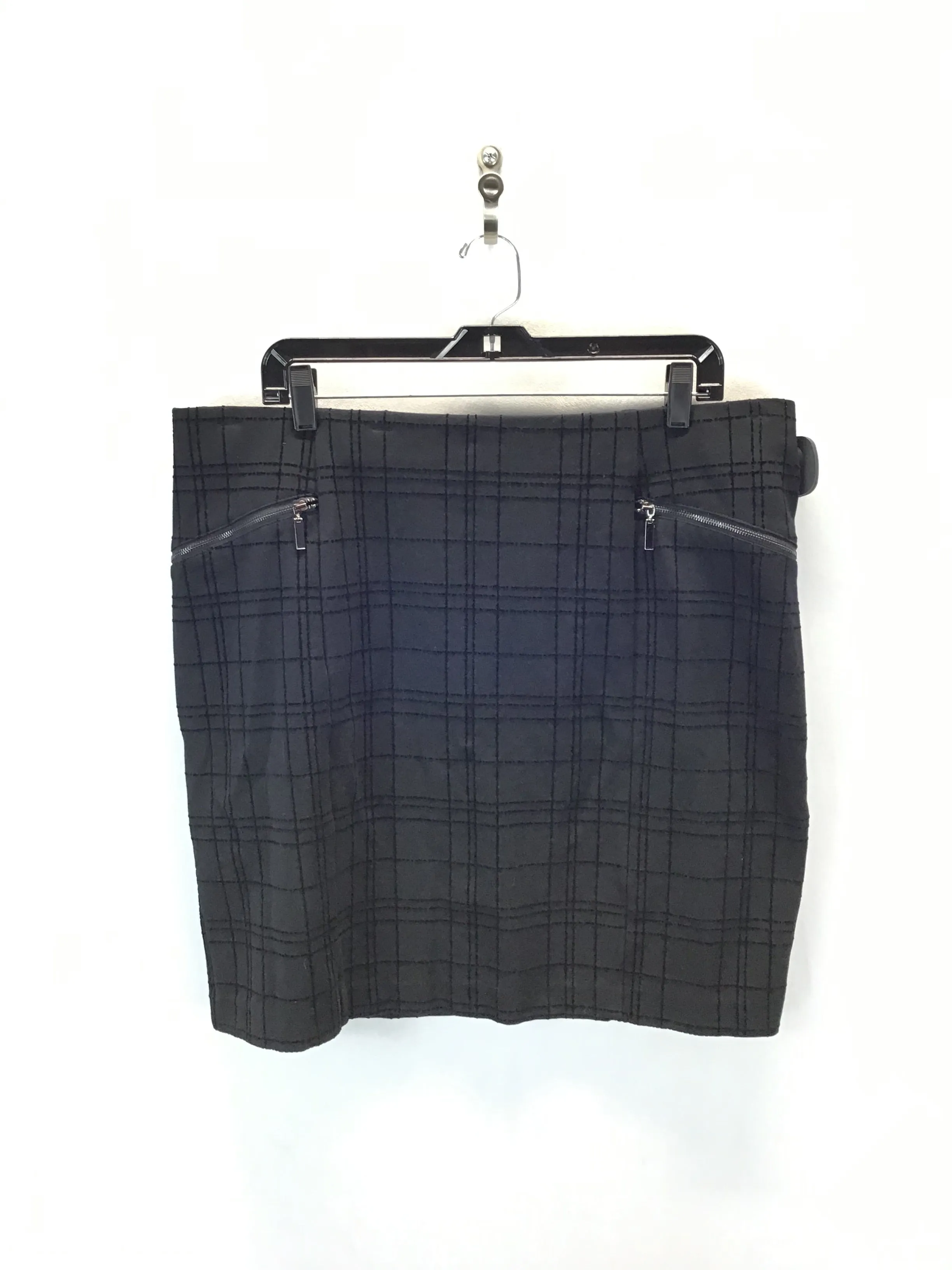 Skirt Midi By Alfani In Black, Size: 18