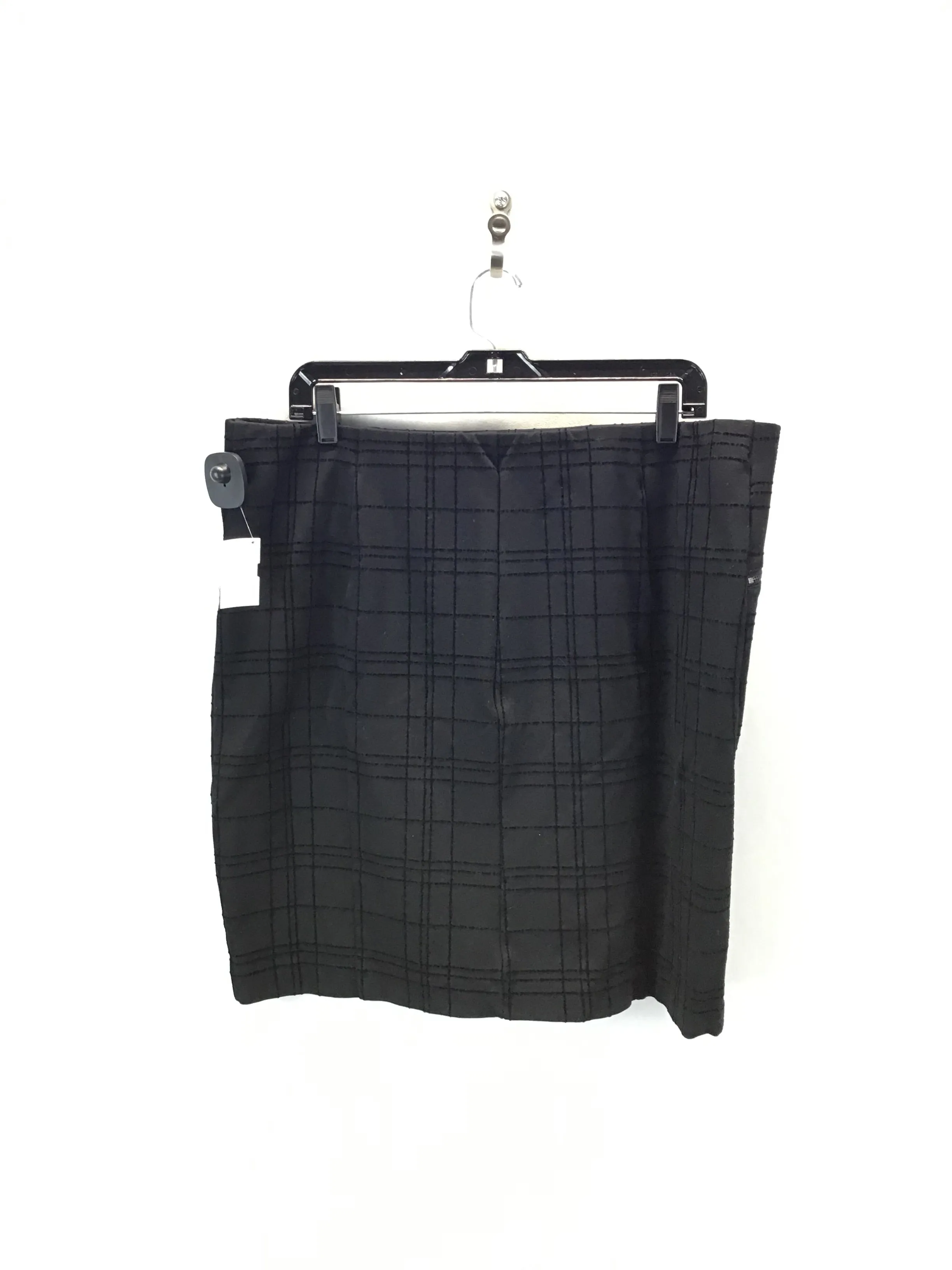 Skirt Midi By Alfani In Black, Size: 18