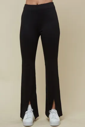 So Slit Pants - Black