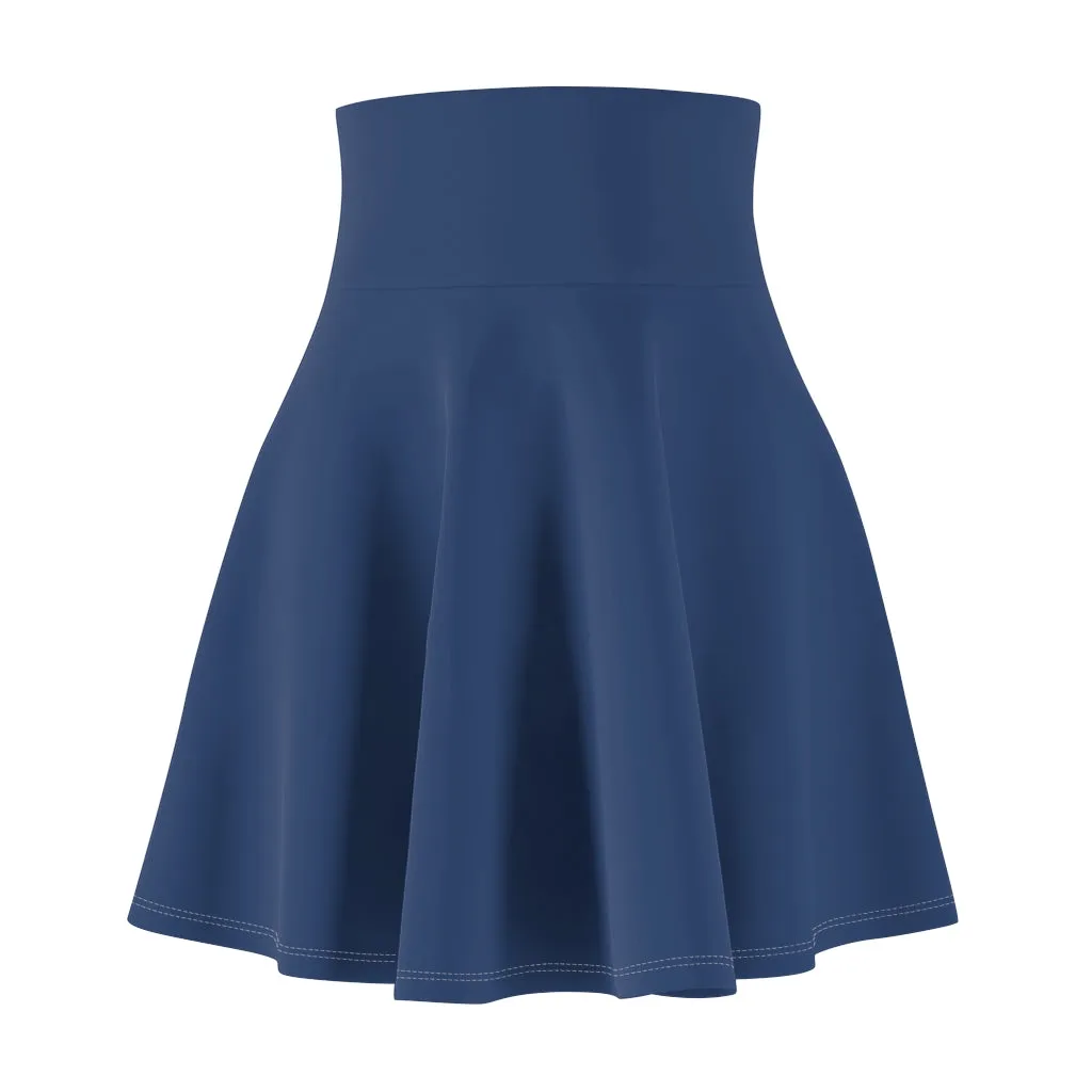 Solid Royal Skater Skirt