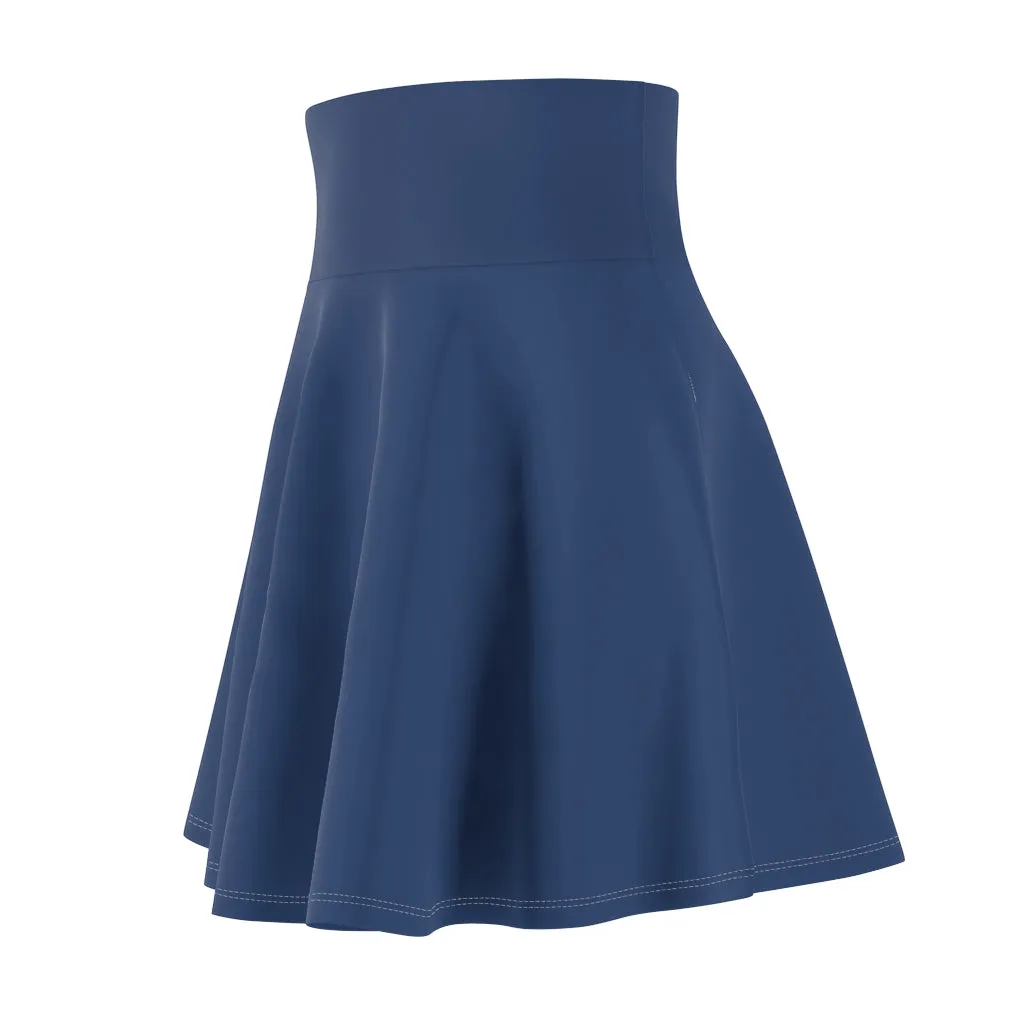 Solid Royal Skater Skirt