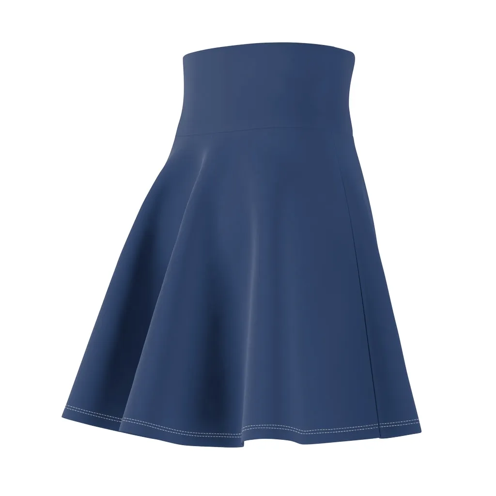 Solid Royal Skater Skirt