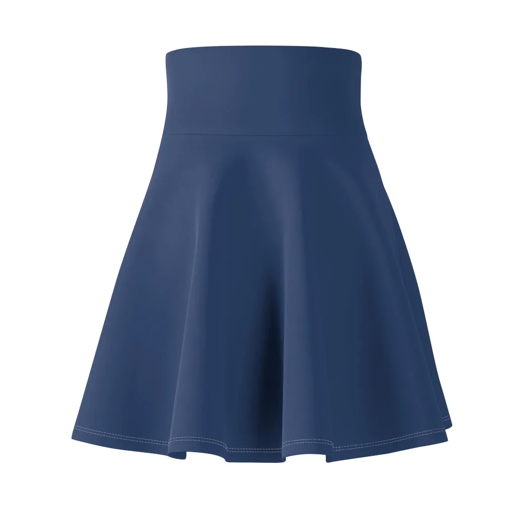 Solid Royal Skater Skirt