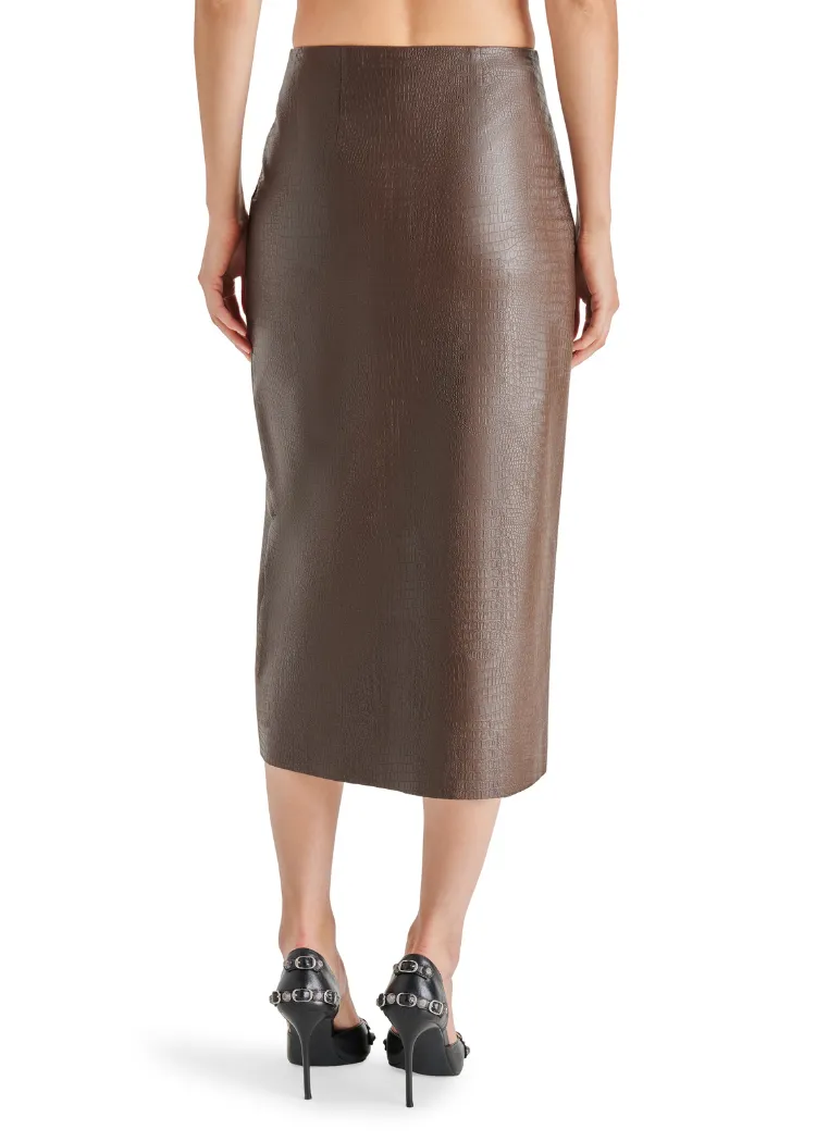 Steve Madden Hayes Midi Skirt - Espresso