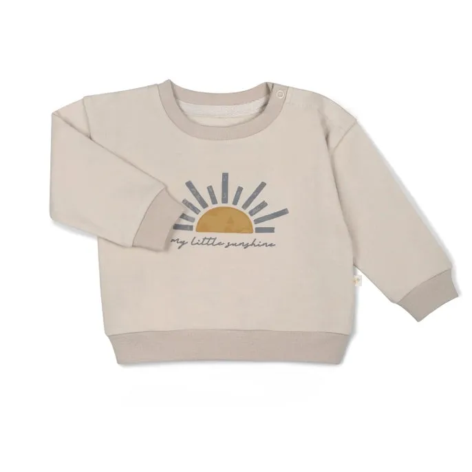 Sweatshirt aus Bio-Fleece - My Little Sunshine