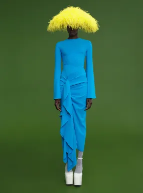 The Giana Skirt in Azure