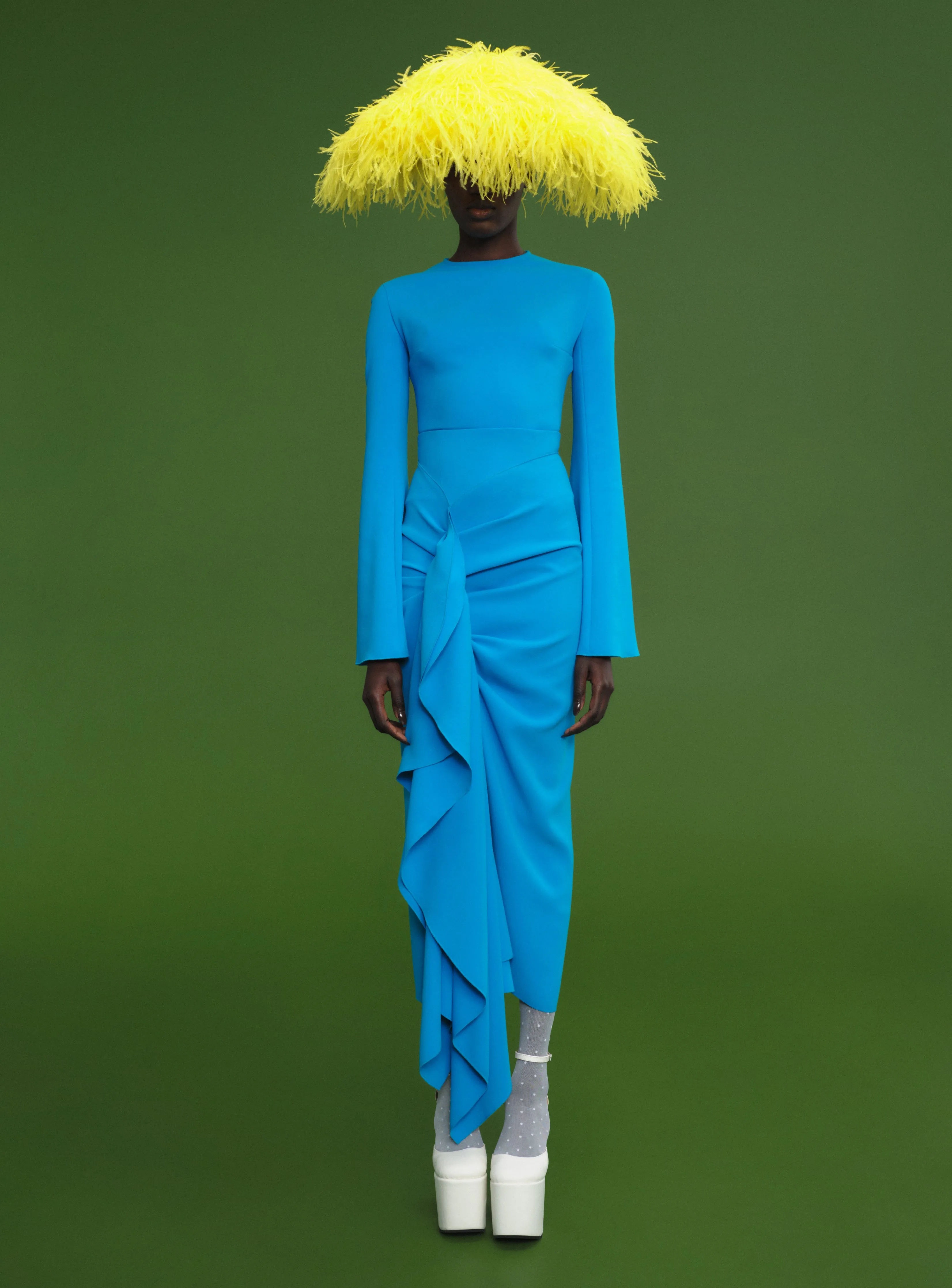 The Giana Skirt in Azure