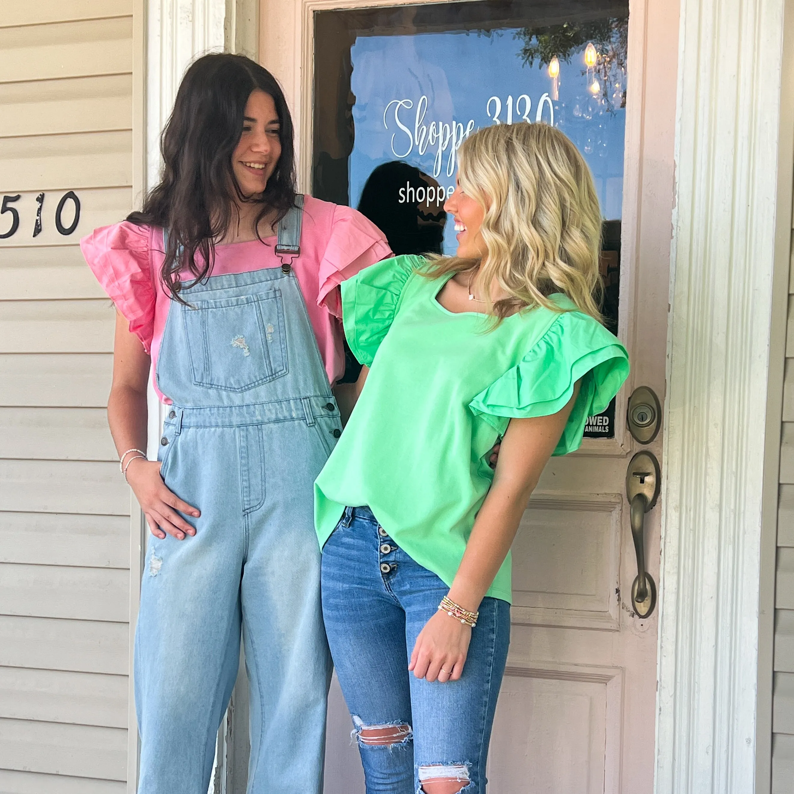 The McKenna Ruffle Sleeve Top