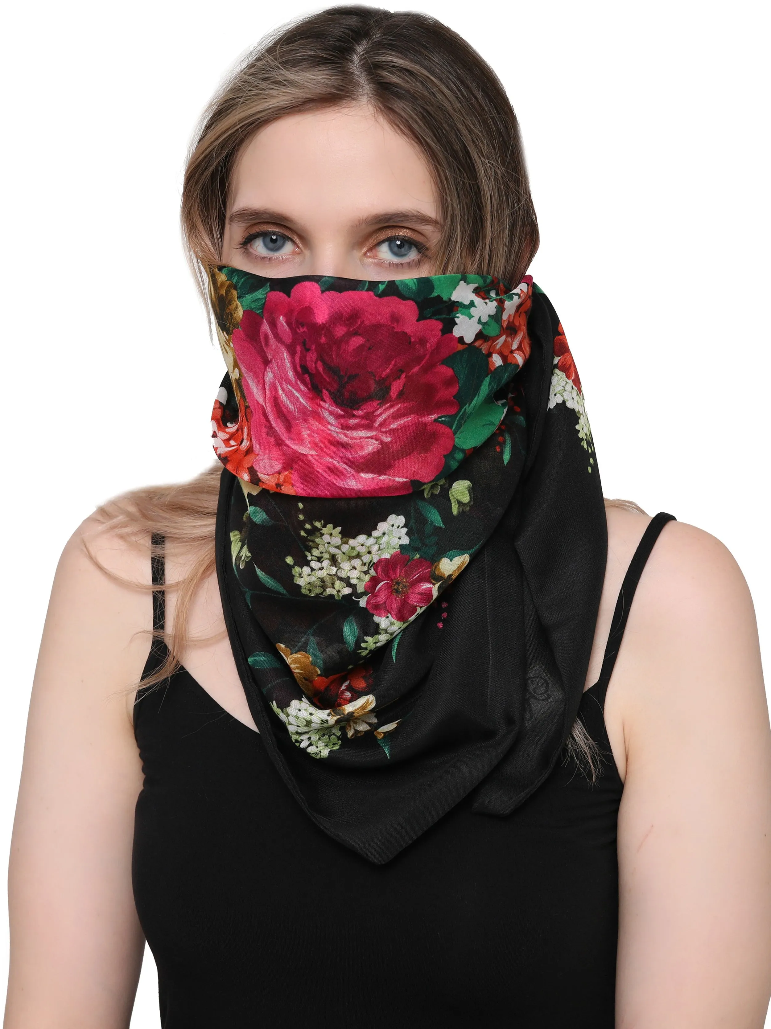 Unisex Scarf Face Mask, Headscarf, Neckscarf, Bandana