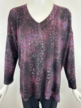 V-Neck Animal Top