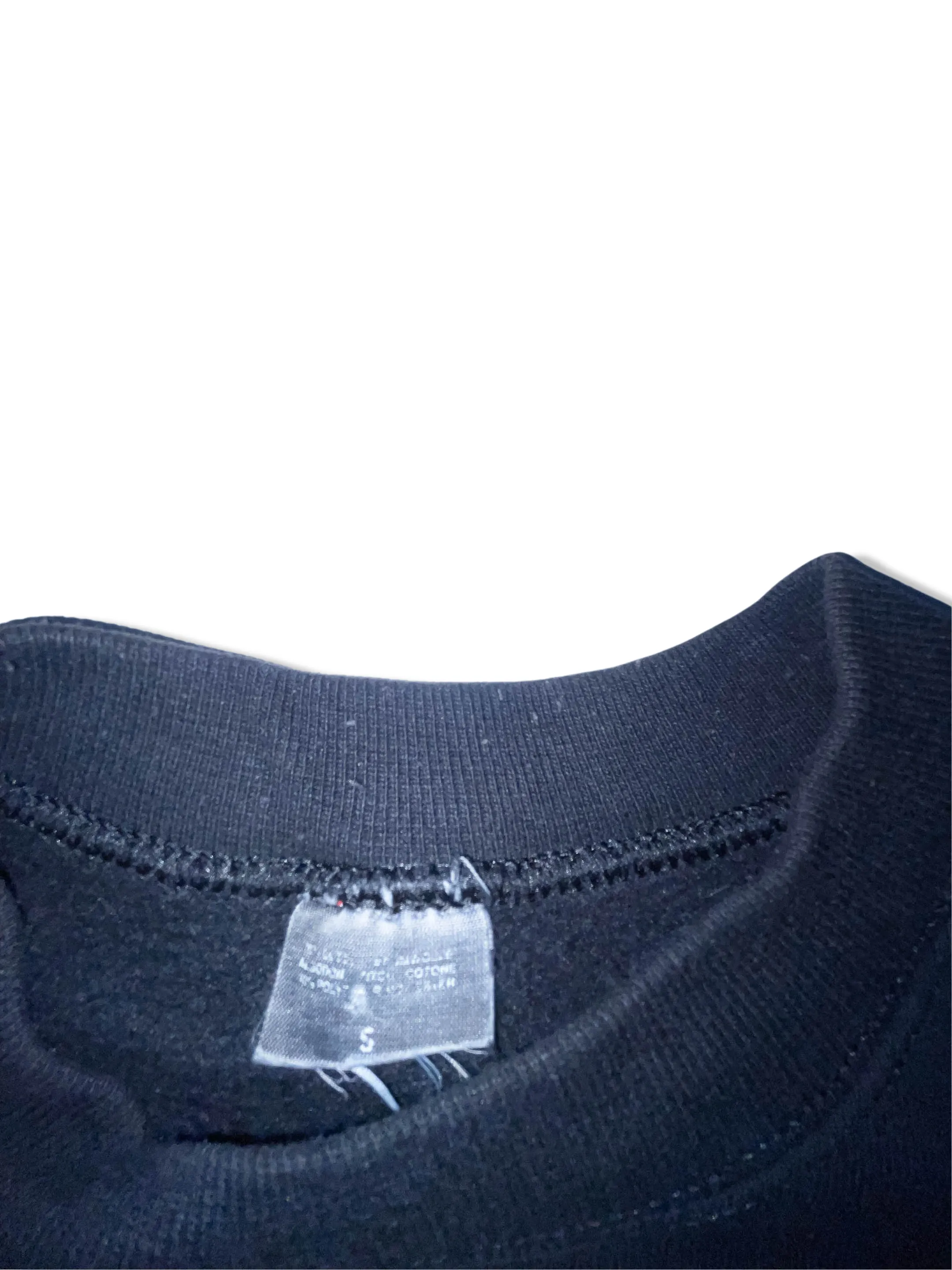 Vintage black Manchester United FC mens crew neck sweatshirt size S