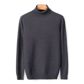 Warm Color Turtleneck Sweater