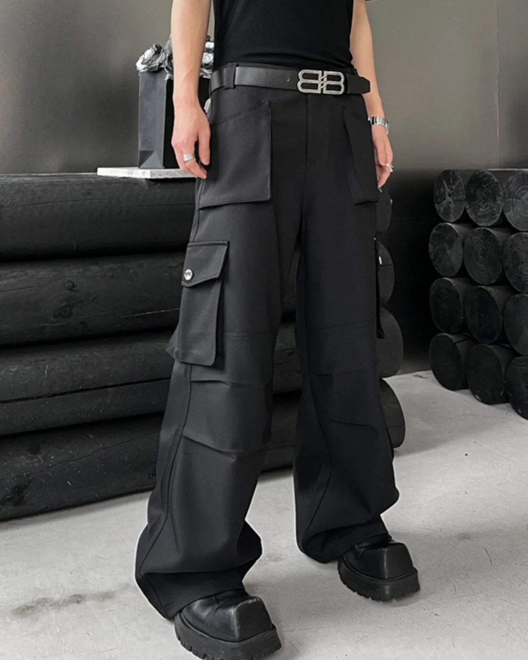 Wide Cargo Pants TNS0049
