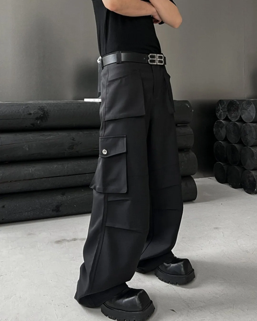 Wide Cargo Pants TNS0049