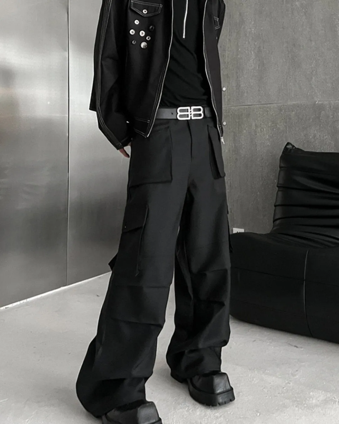 Wide Cargo Pants TNS0049