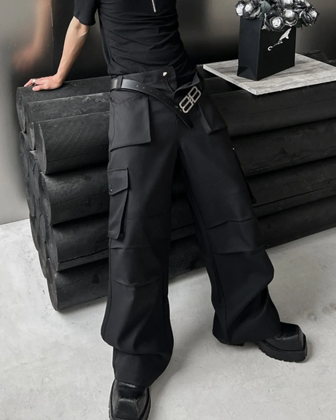 Wide Cargo Pants TNS0049