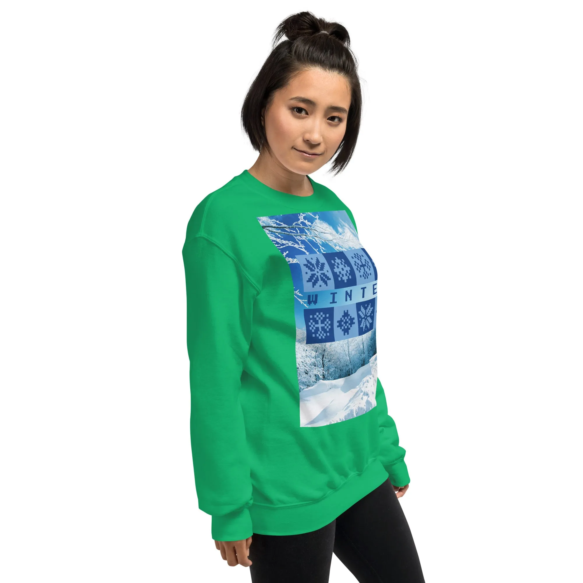 Winter Christmas Sweatshirt (Glamourange Christmas Sweatshirt Womens)