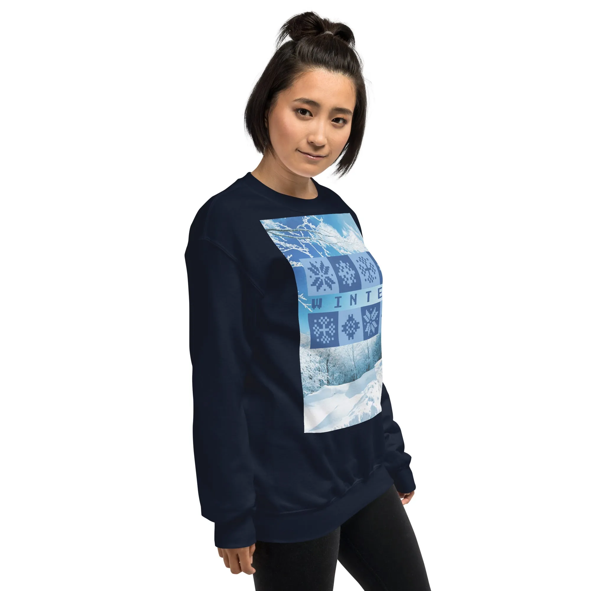 Winter Christmas Sweatshirt (Glamourange Christmas Sweatshirt Womens)