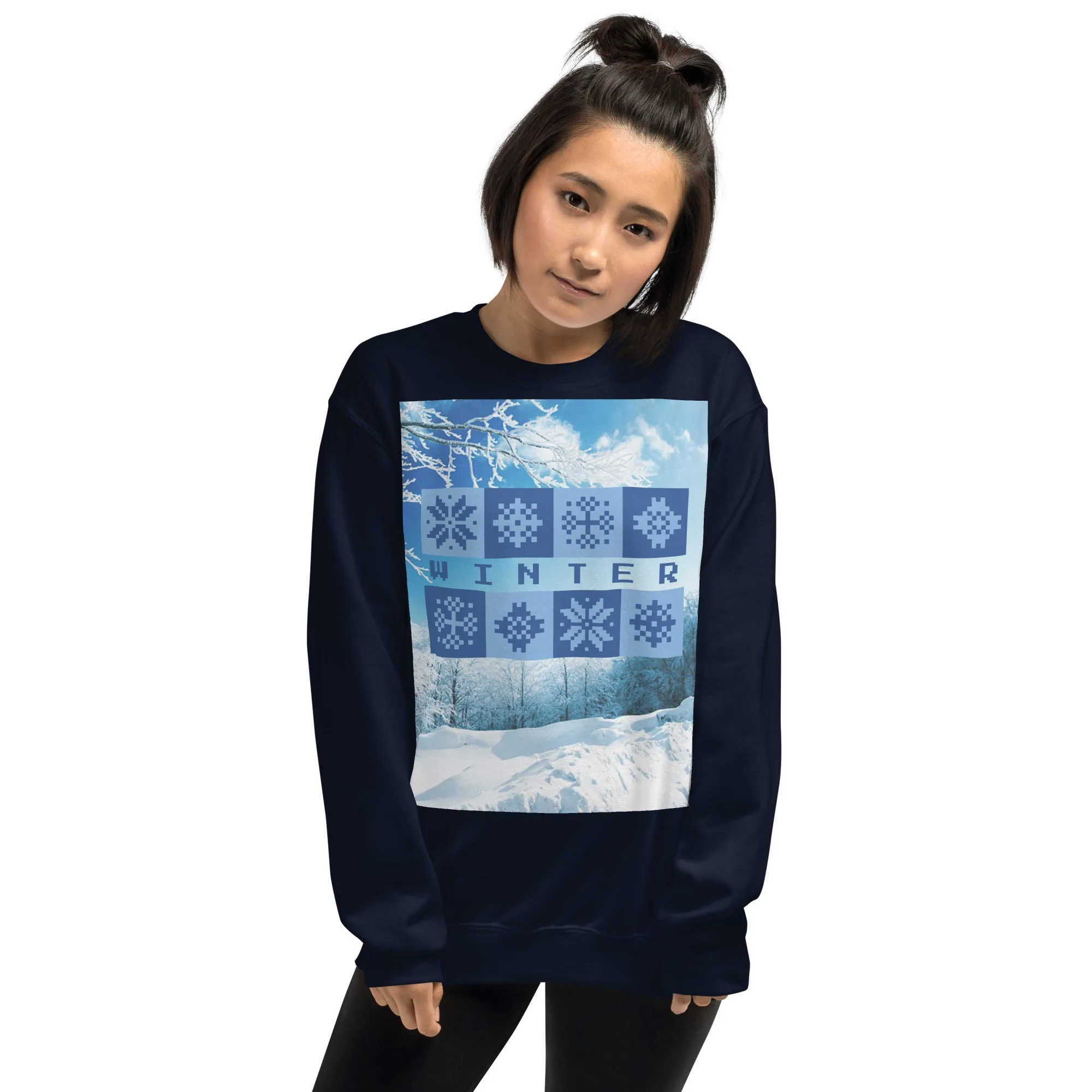 Winter Christmas Sweatshirt (Glamourange Christmas Sweatshirt Womens)