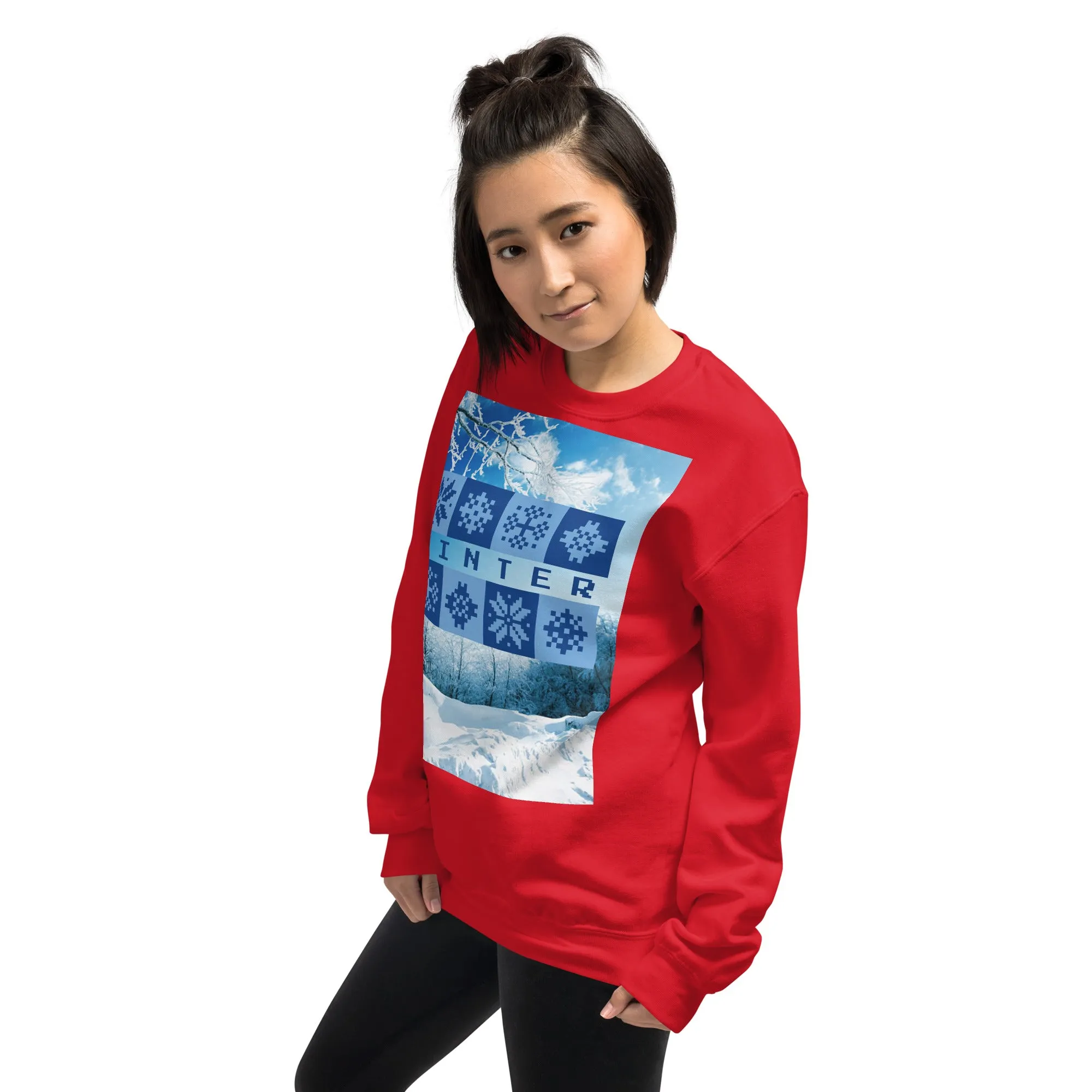 Winter Christmas Sweatshirt (Glamourange Christmas Sweatshirt Womens)