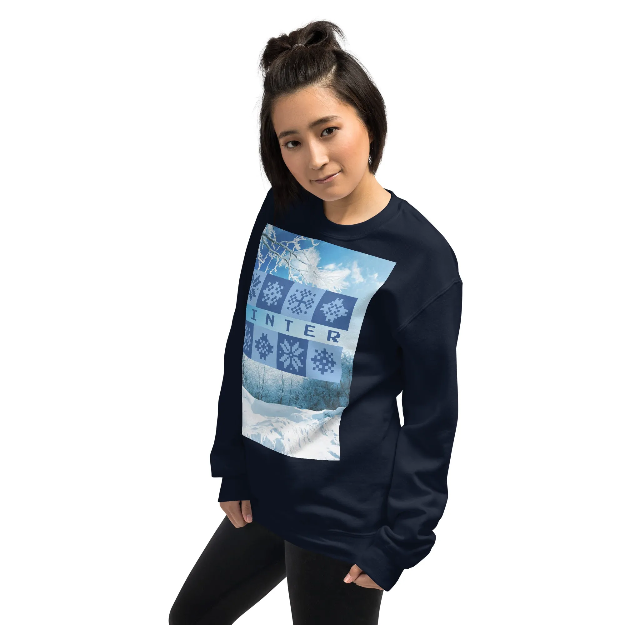 Winter Christmas Sweatshirt (Glamourange Christmas Sweatshirt Womens)