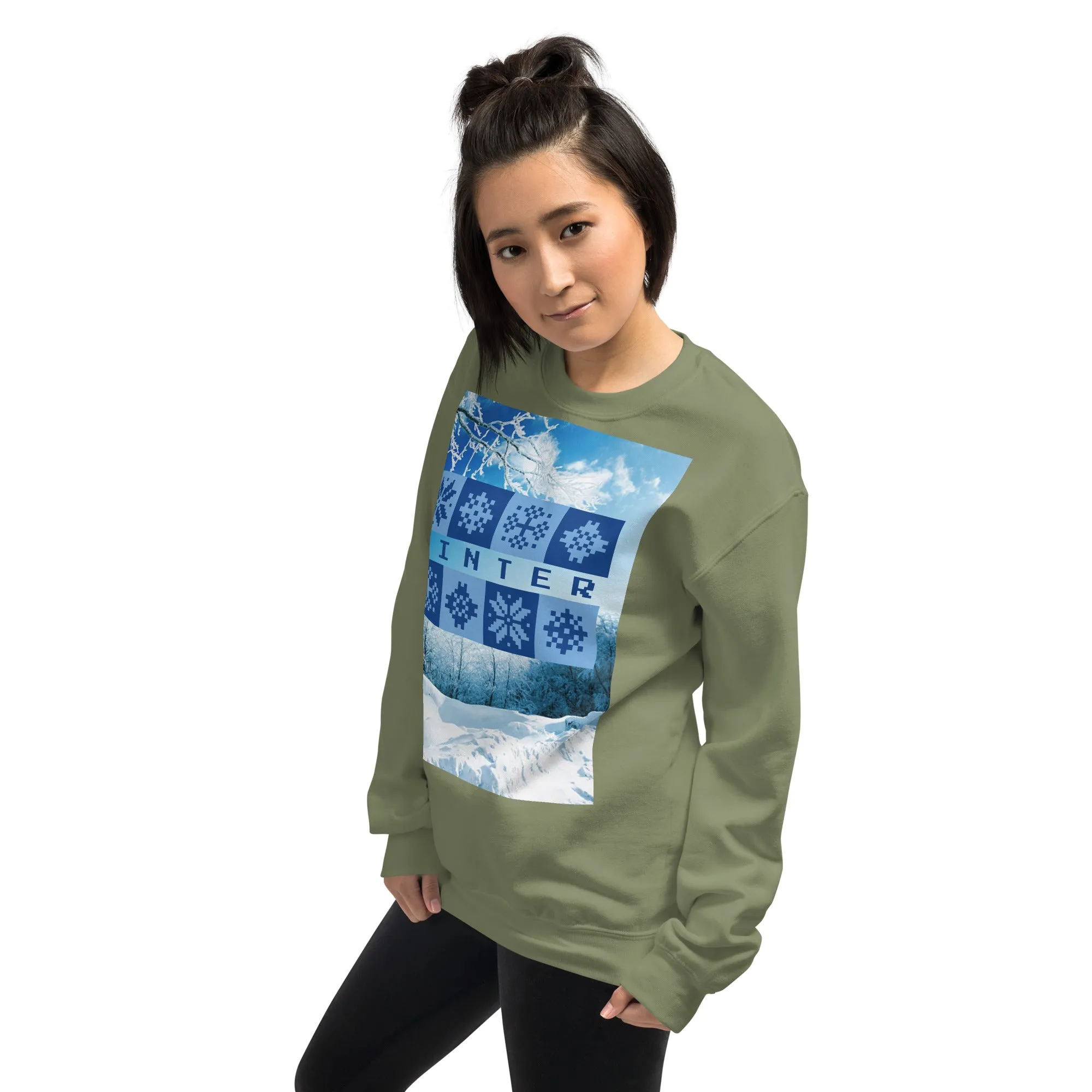 Winter Christmas Sweatshirt (Glamourange Christmas Sweatshirt Womens)