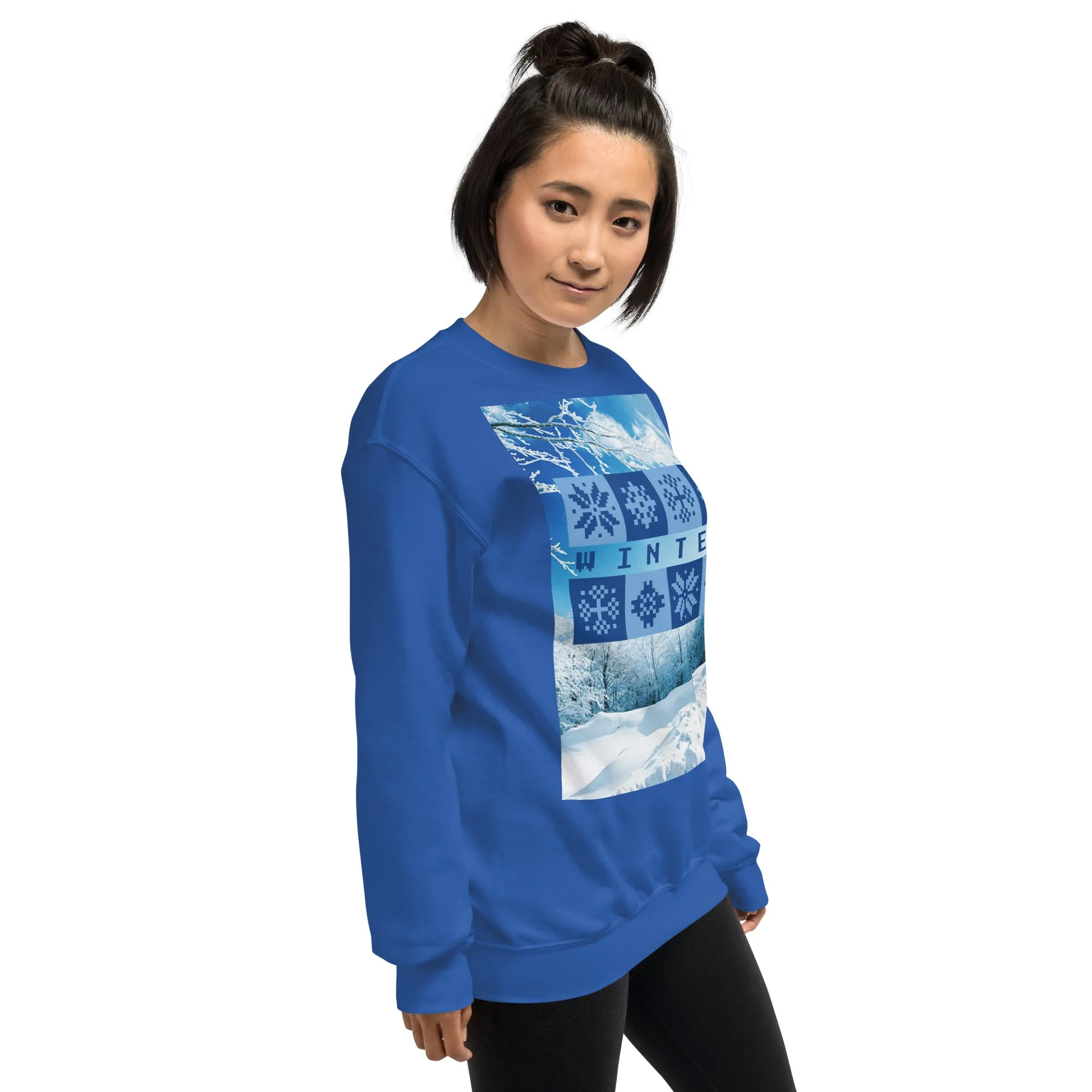 Winter Christmas Sweatshirt (Glamourange Christmas Sweatshirt Womens)