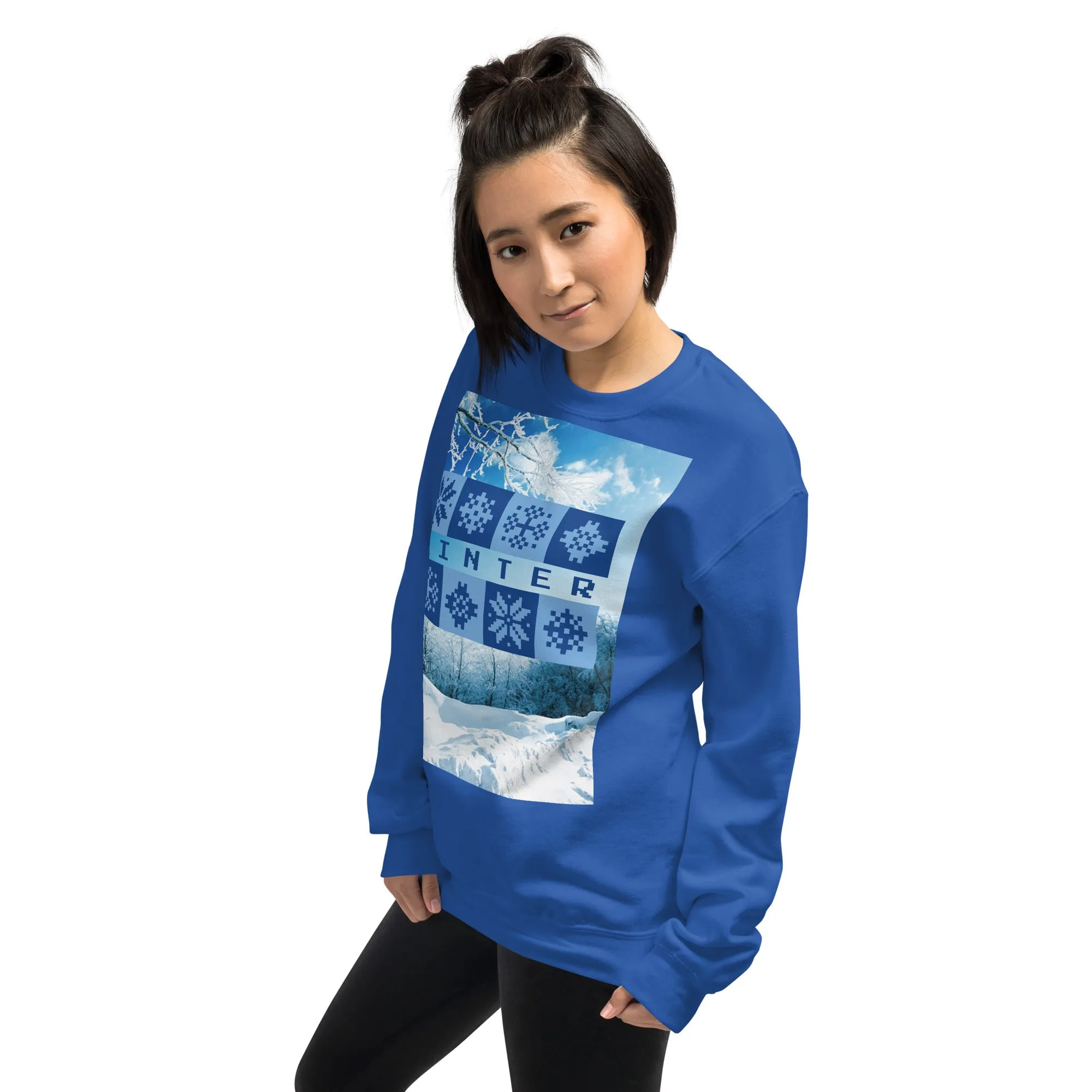 Winter Christmas Sweatshirt (Glamourange Christmas Sweatshirt Womens)