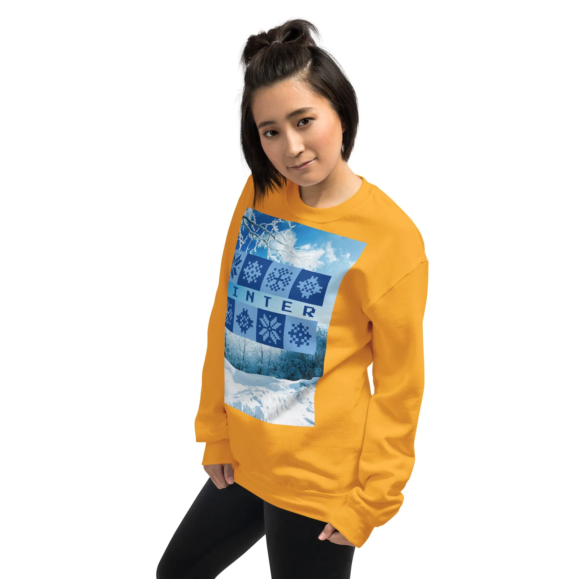 Winter Christmas Sweatshirt (Glamourange Christmas Sweatshirt Womens)