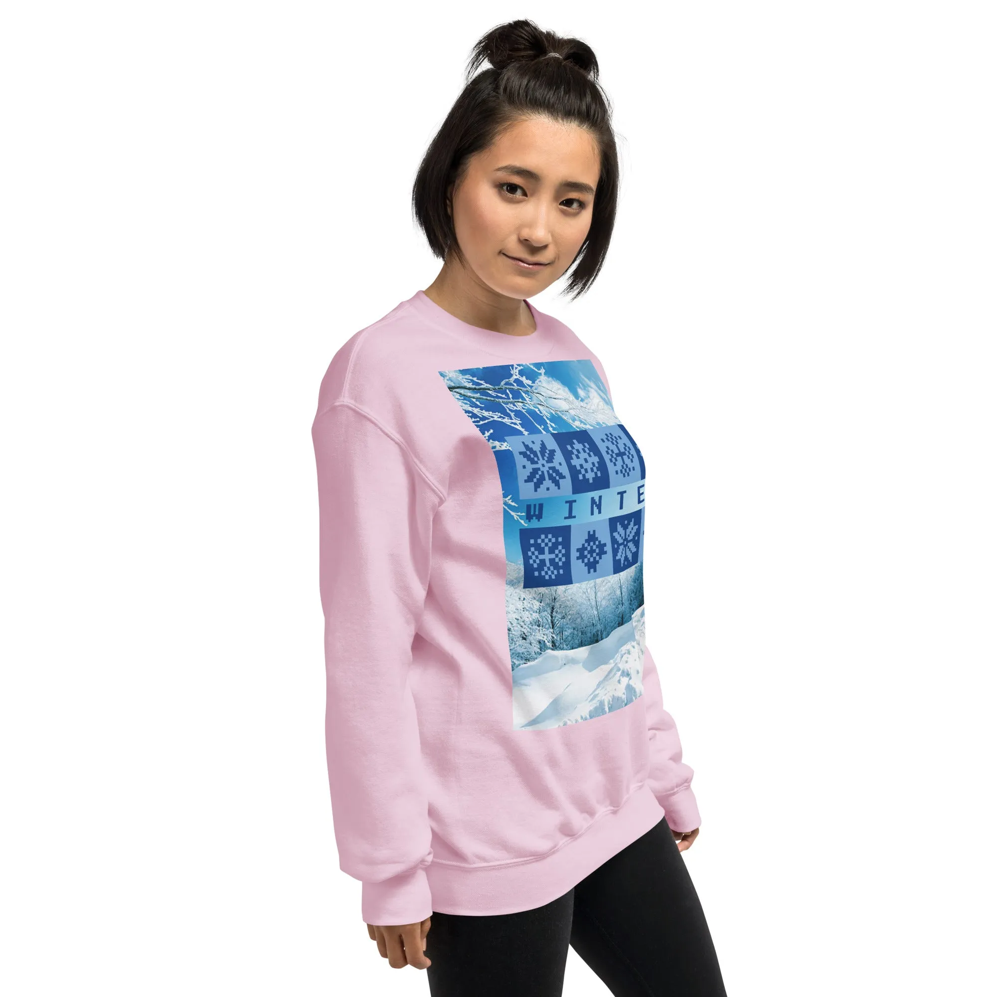 Winter Christmas Sweatshirt (Glamourange Christmas Sweatshirt Womens)
