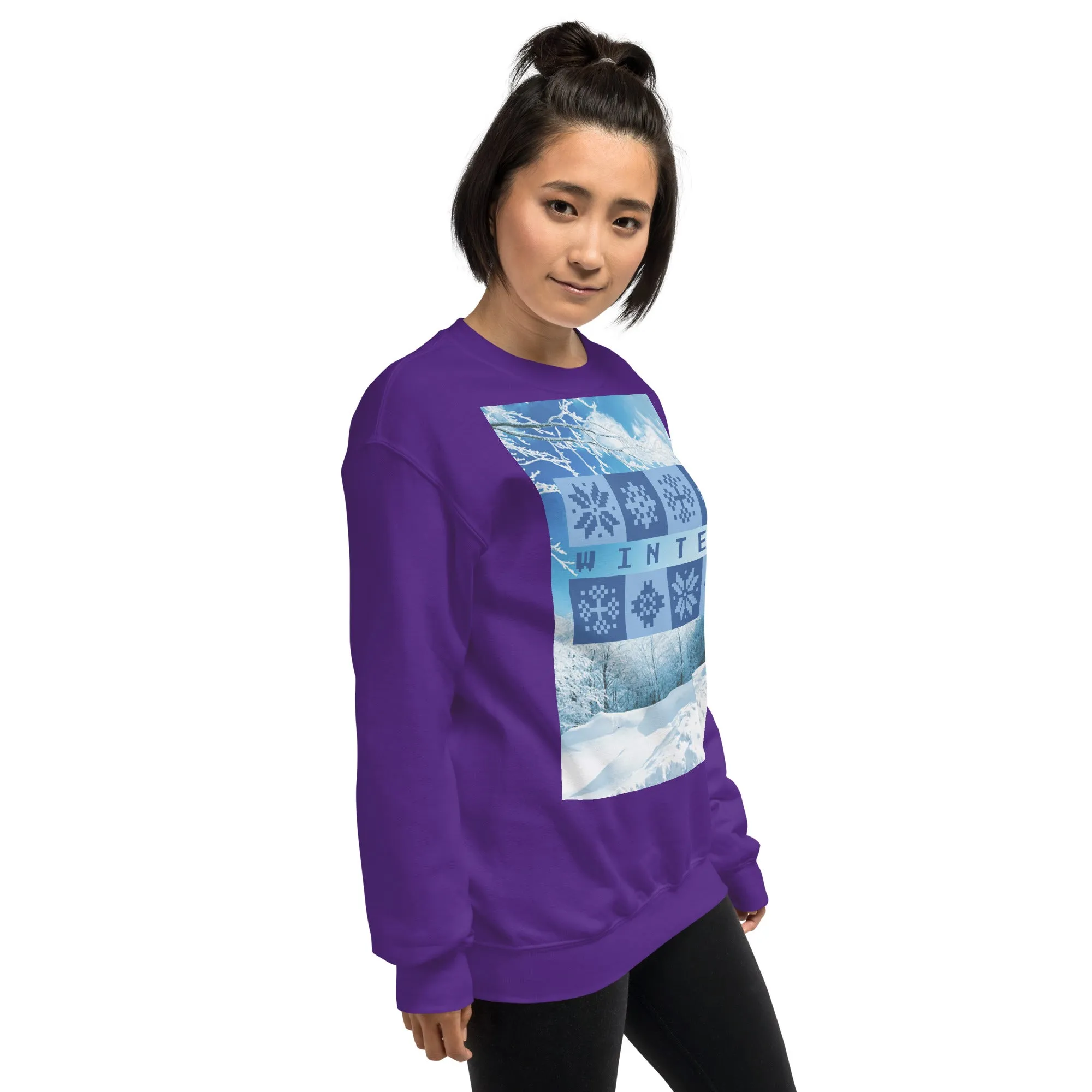 Winter Christmas Sweatshirt (Glamourange Christmas Sweatshirt Womens)