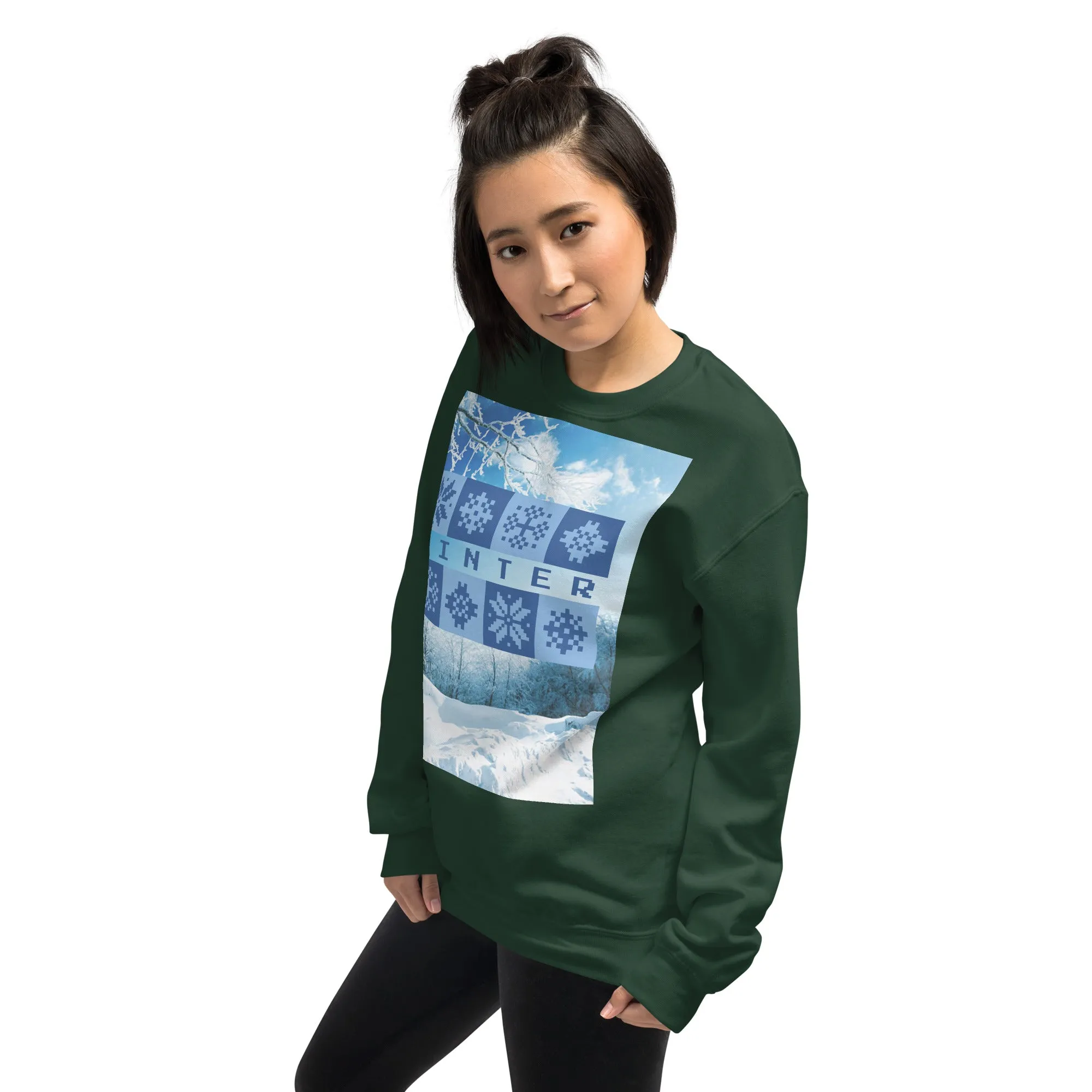 Winter Christmas Sweatshirt (Glamourange Christmas Sweatshirt Womens)