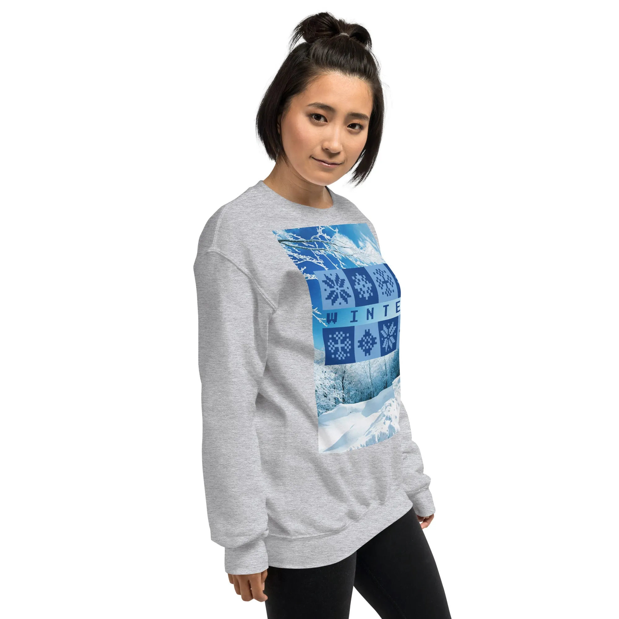 Winter Christmas Sweatshirt (Glamourange Christmas Sweatshirt Womens)