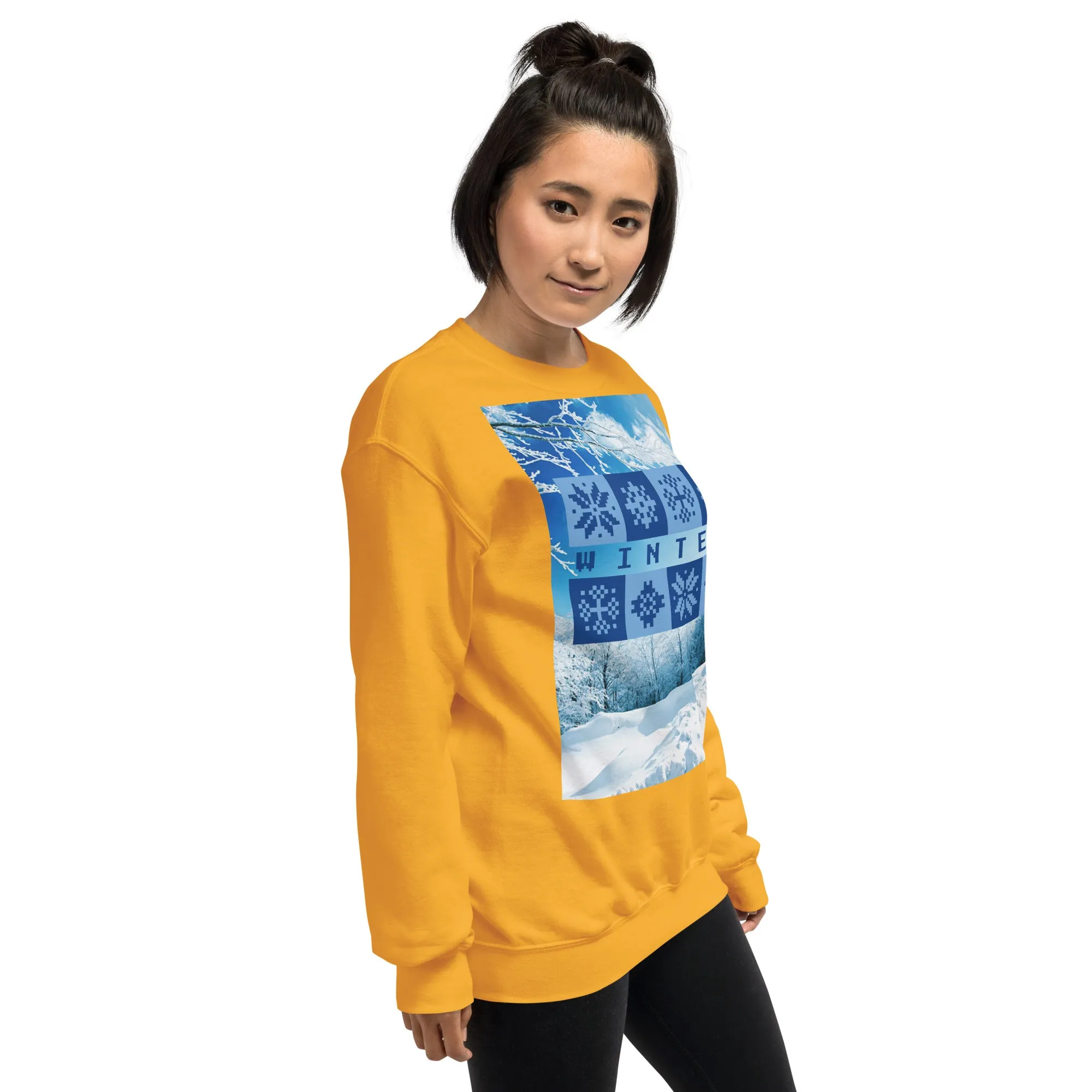 Winter Christmas Sweatshirt (Glamourange Christmas Sweatshirt Womens)