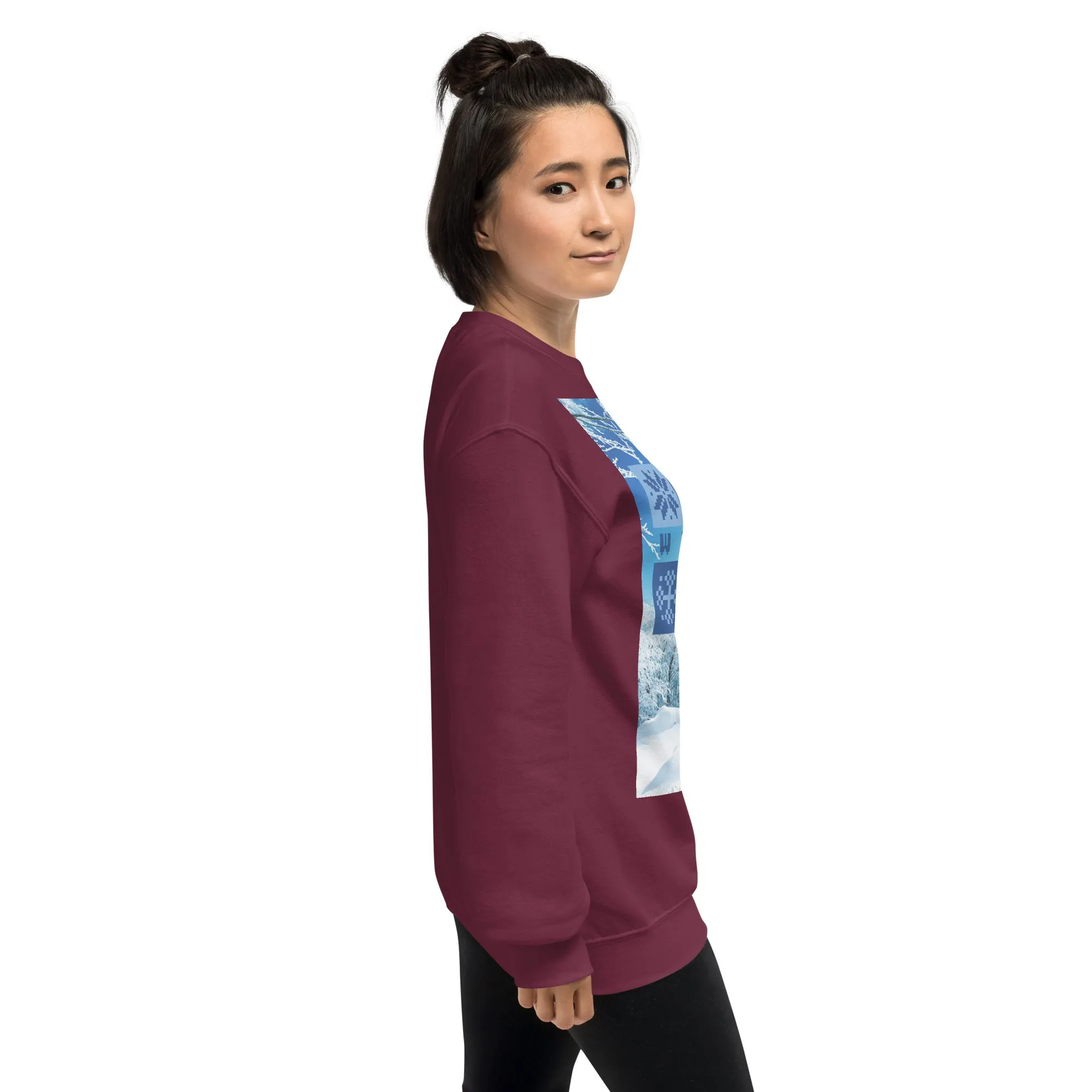 Winter Christmas Sweatshirt (Glamourange Christmas Sweatshirt Womens)