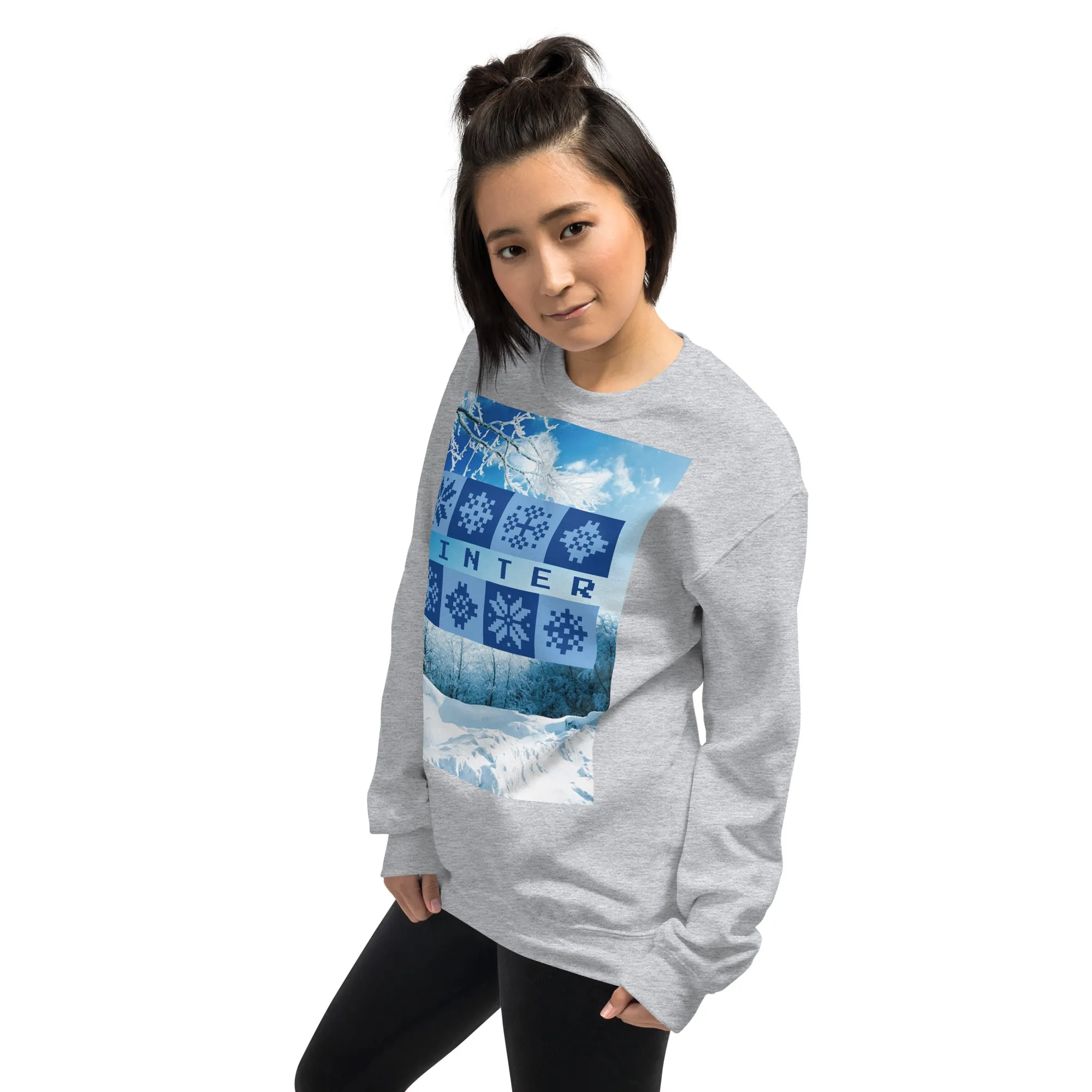 Winter Christmas Sweatshirt (Glamourange Christmas Sweatshirt Womens)