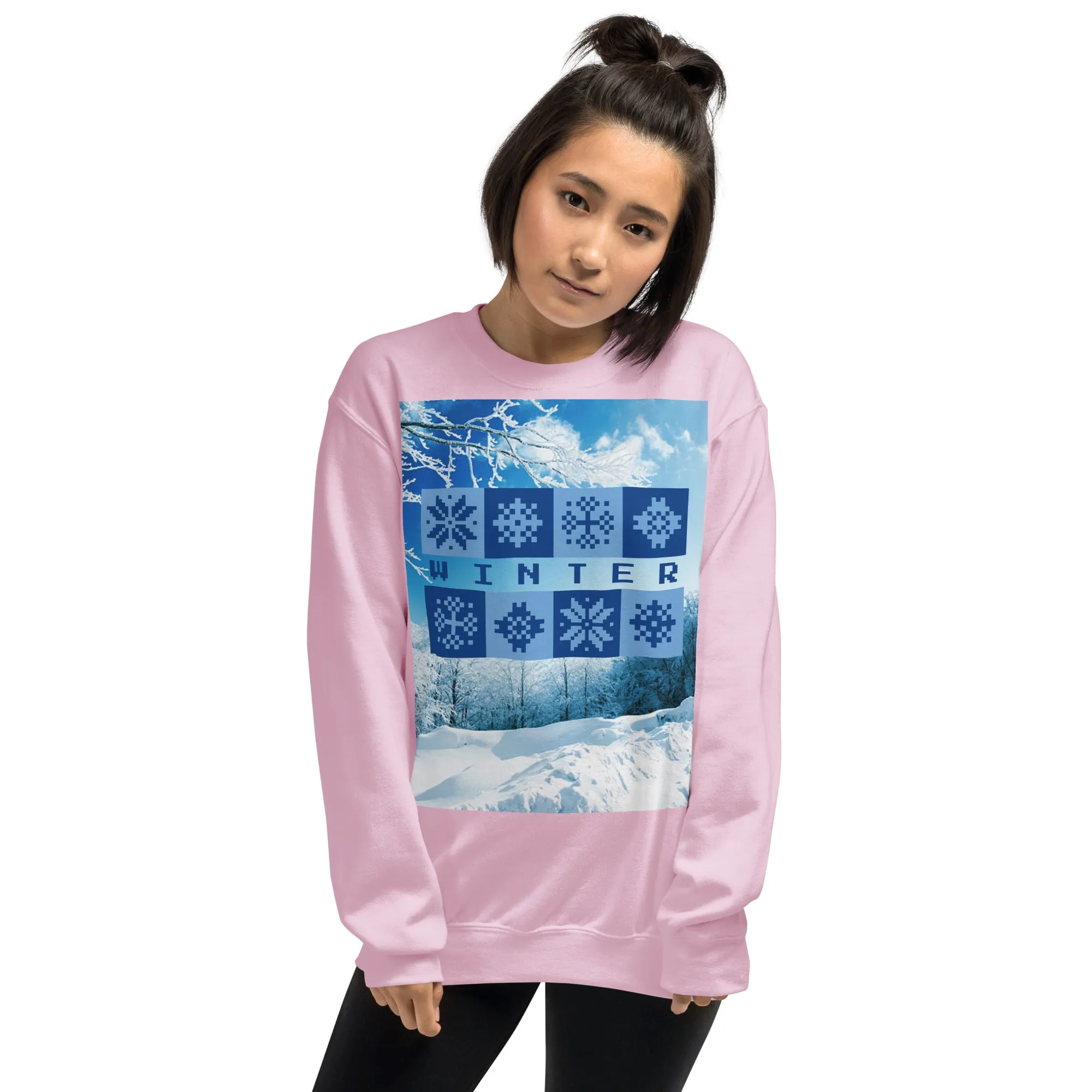 Winter Christmas Sweatshirt (Glamourange Christmas Sweatshirt Womens)