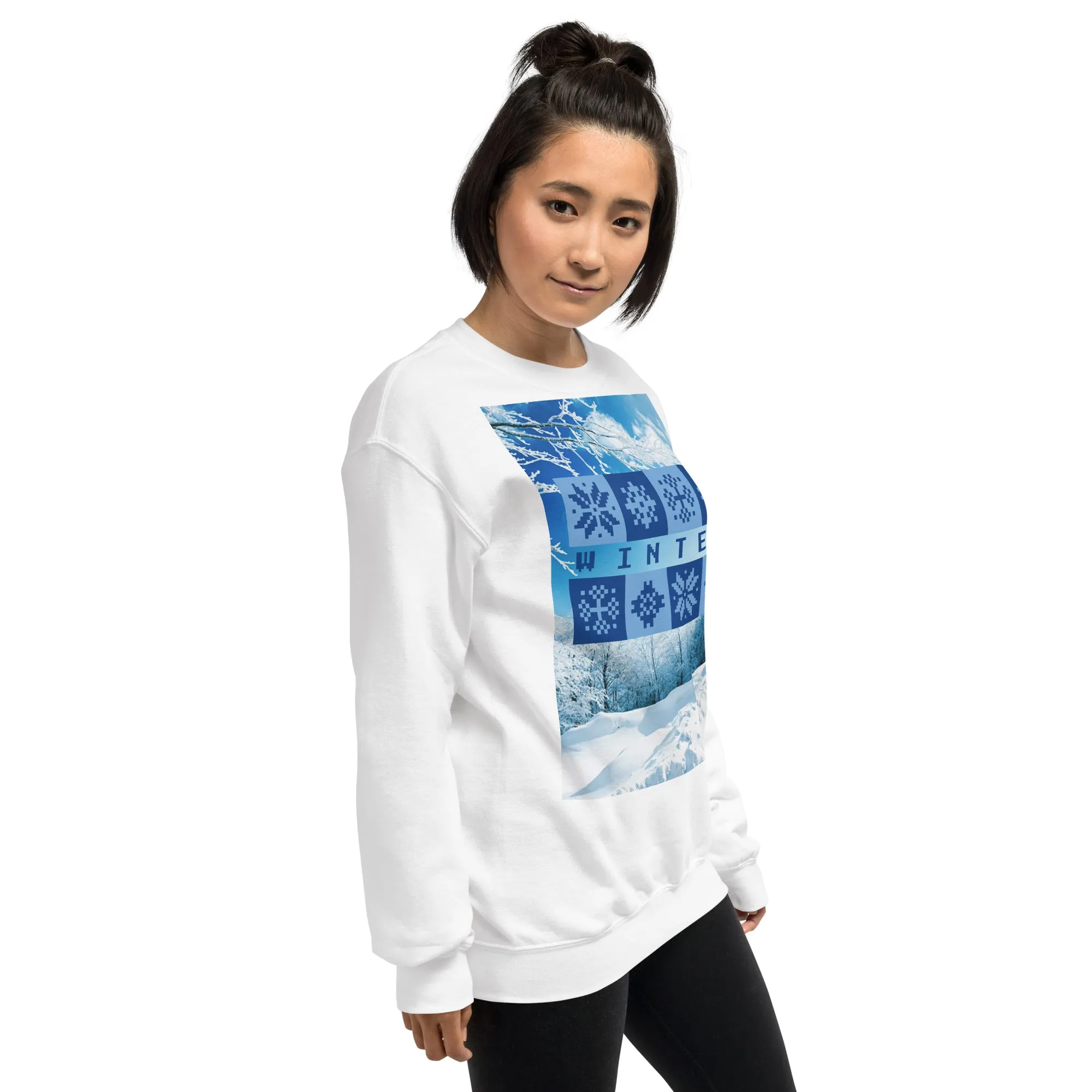 Winter Christmas Sweatshirt (Glamourange Christmas Sweatshirt Womens)