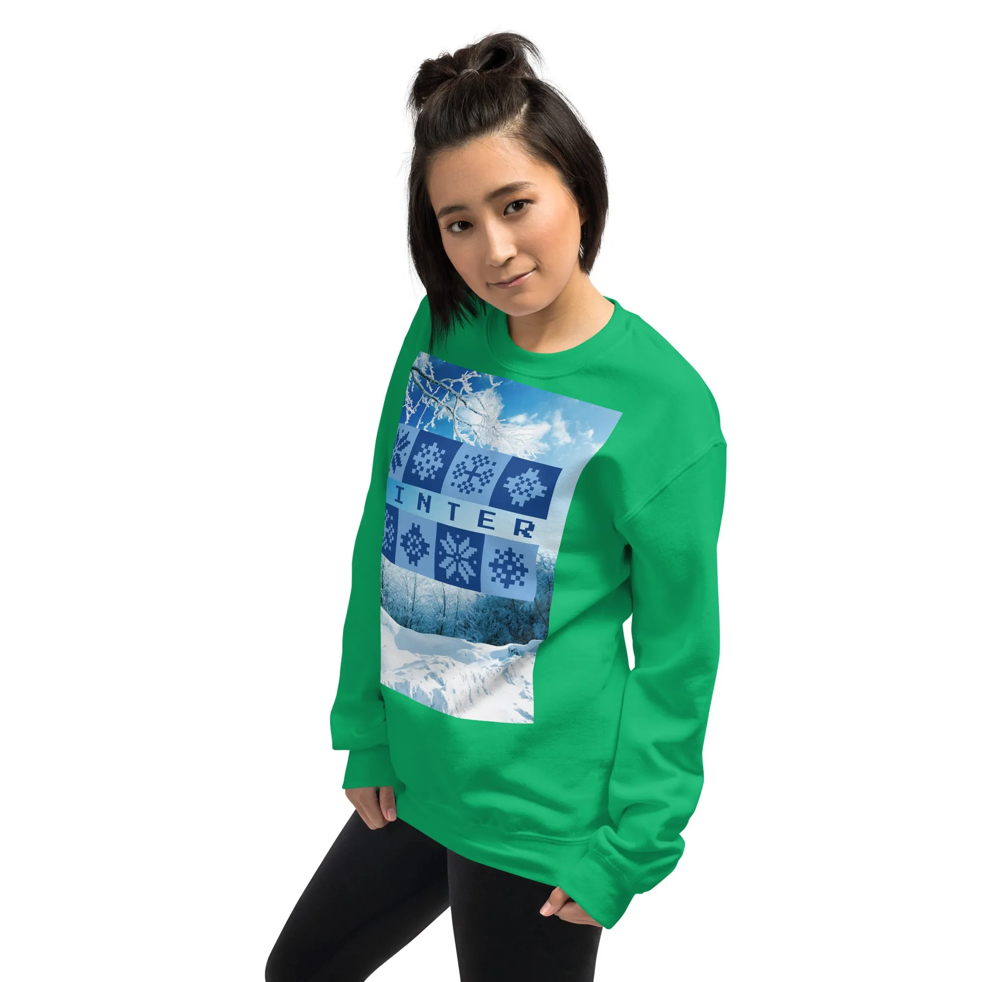 Winter Christmas Sweatshirt (Glamourange Christmas Sweatshirt Womens)