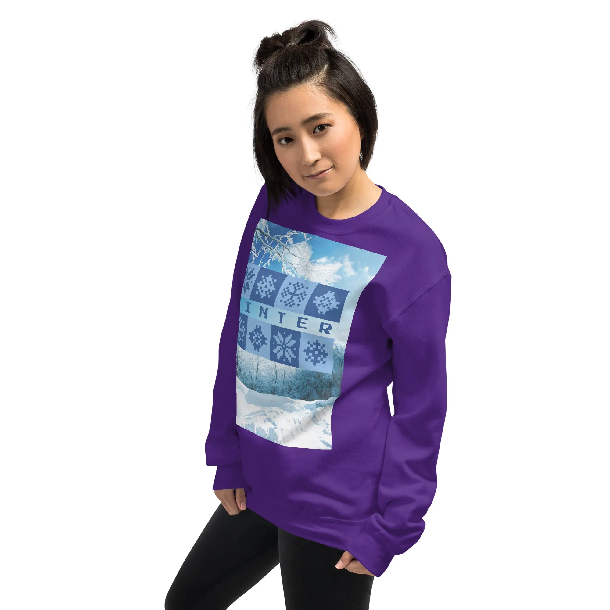 Winter Christmas Sweatshirt (Glamourange Christmas Sweatshirt Womens)