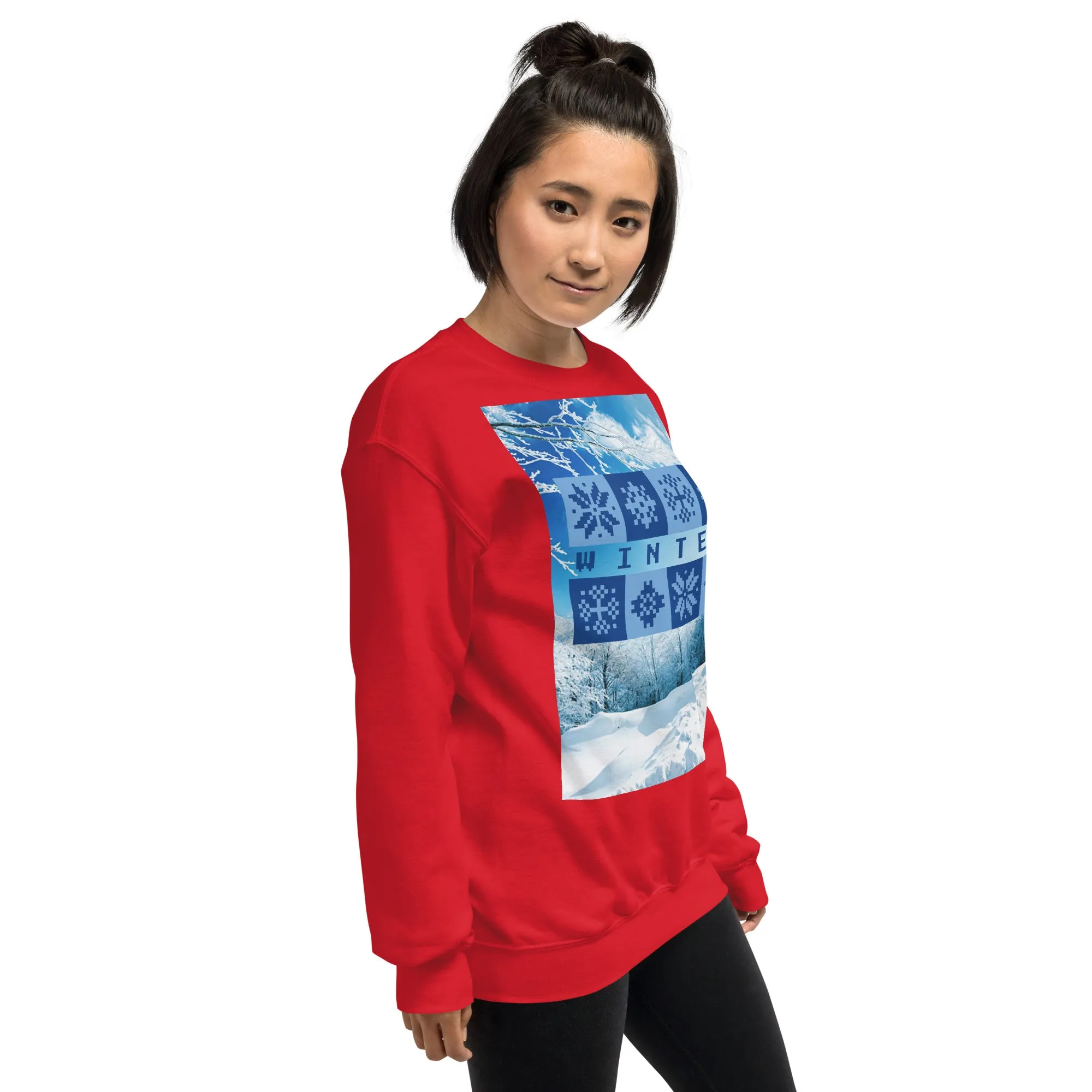 Winter Christmas Sweatshirt (Glamourange Christmas Sweatshirt Womens)