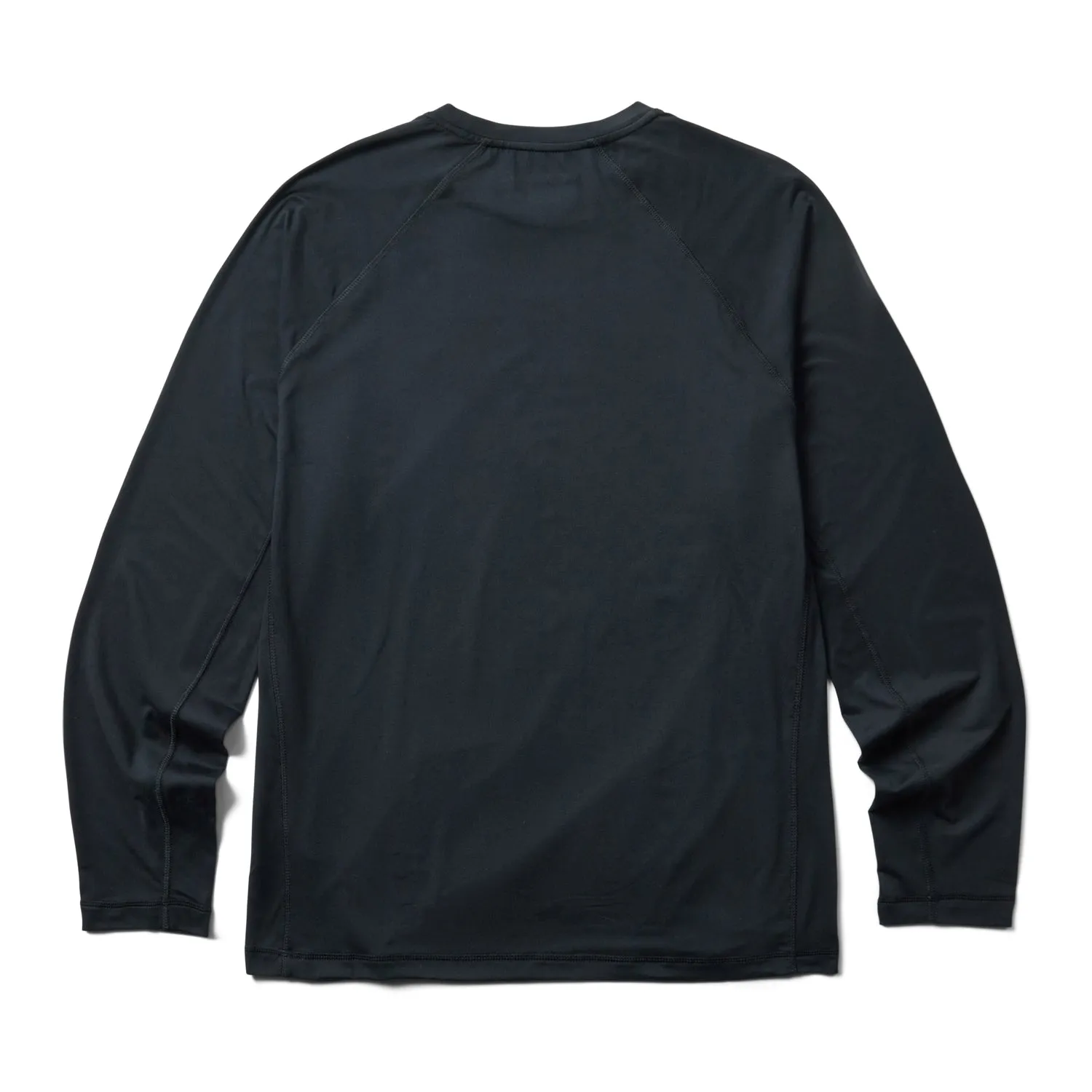 Wolverine Mens Black Polyester L/S Tactical Sun-Stop Eco Crew