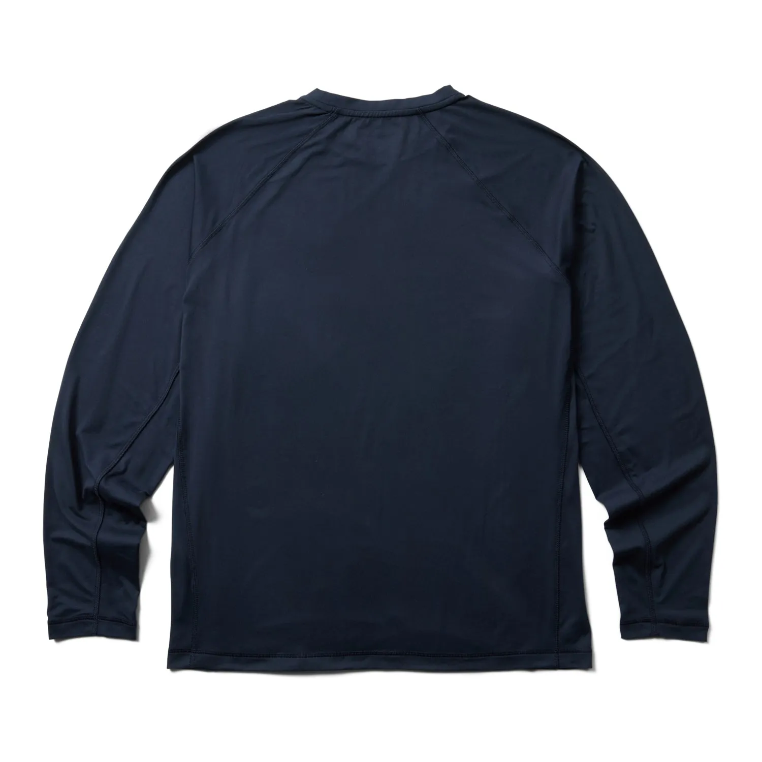 Wolverine Mens Dark Navy Polyester L/S Tactical Sun-Stop Eco Crew