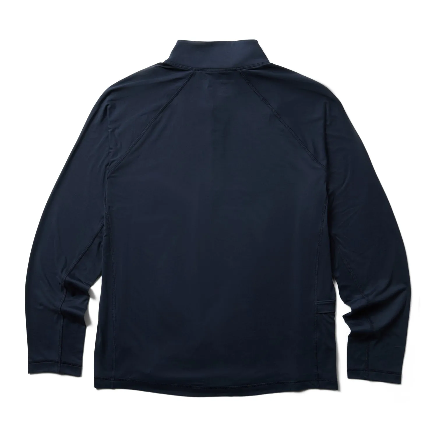 Wolverine Mens Dark Navy Polyester L/S Tactical Sun-Stop Eco Zip Shirt