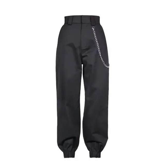 Woman's Cargo high waist camouflage pants