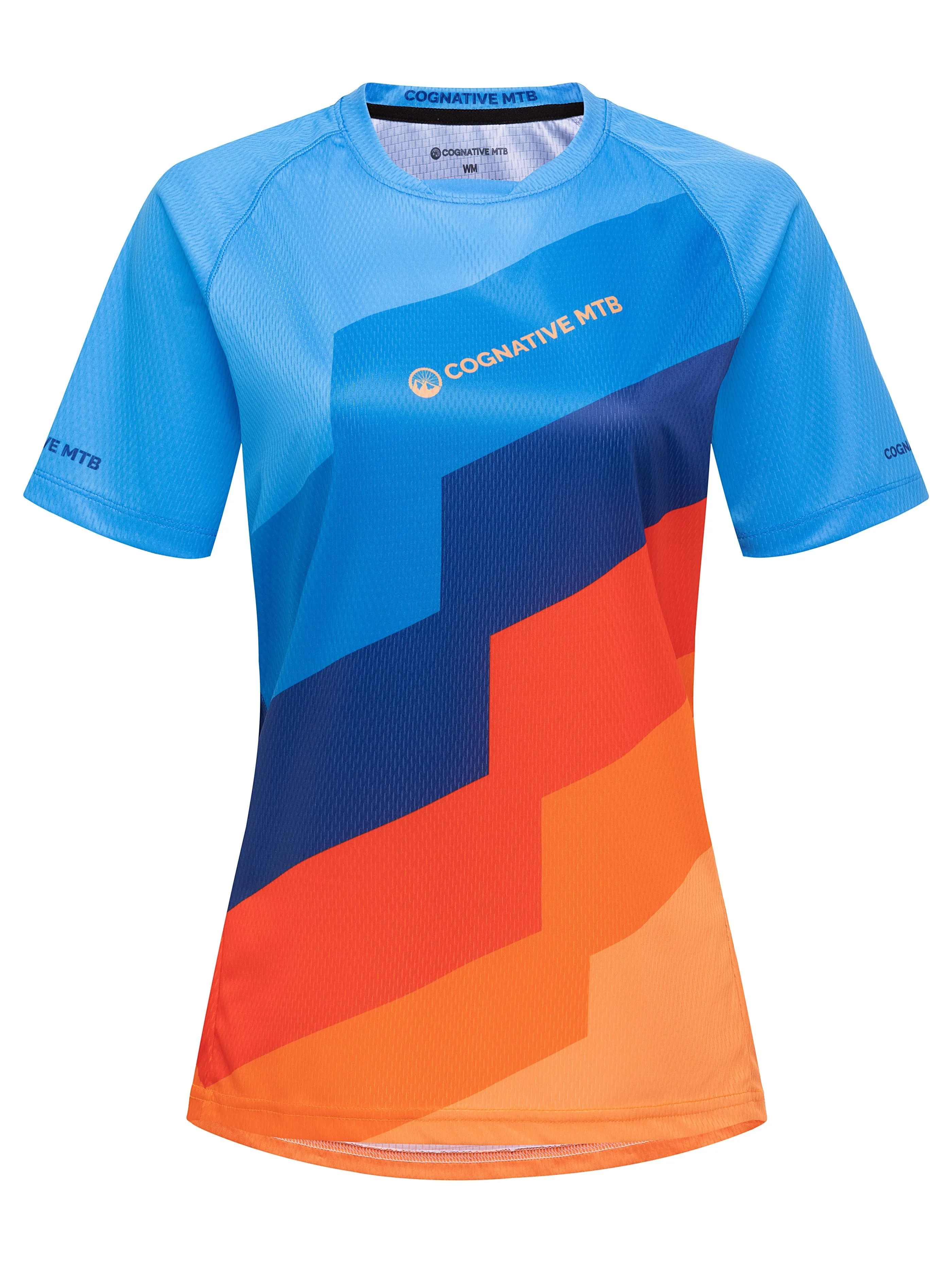 Women's Short Sleeve Tech 2.0 Jersey (Signal Blue/Orange)
