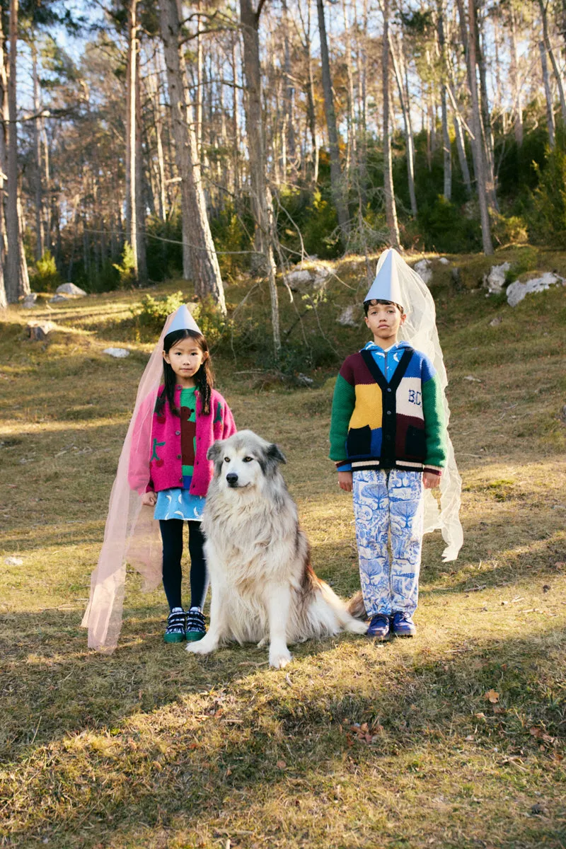 Wonderland All Over Micro Corduroy Paperbag Pants