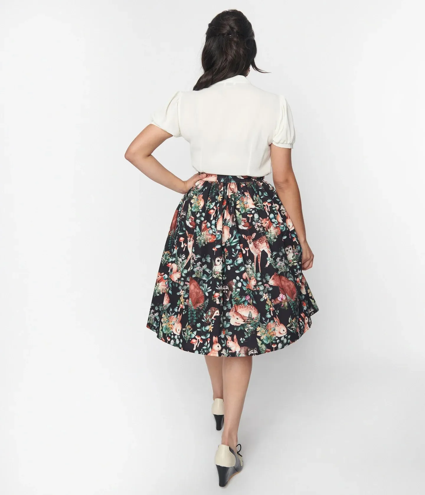 Woodland Creature Swing Skirt